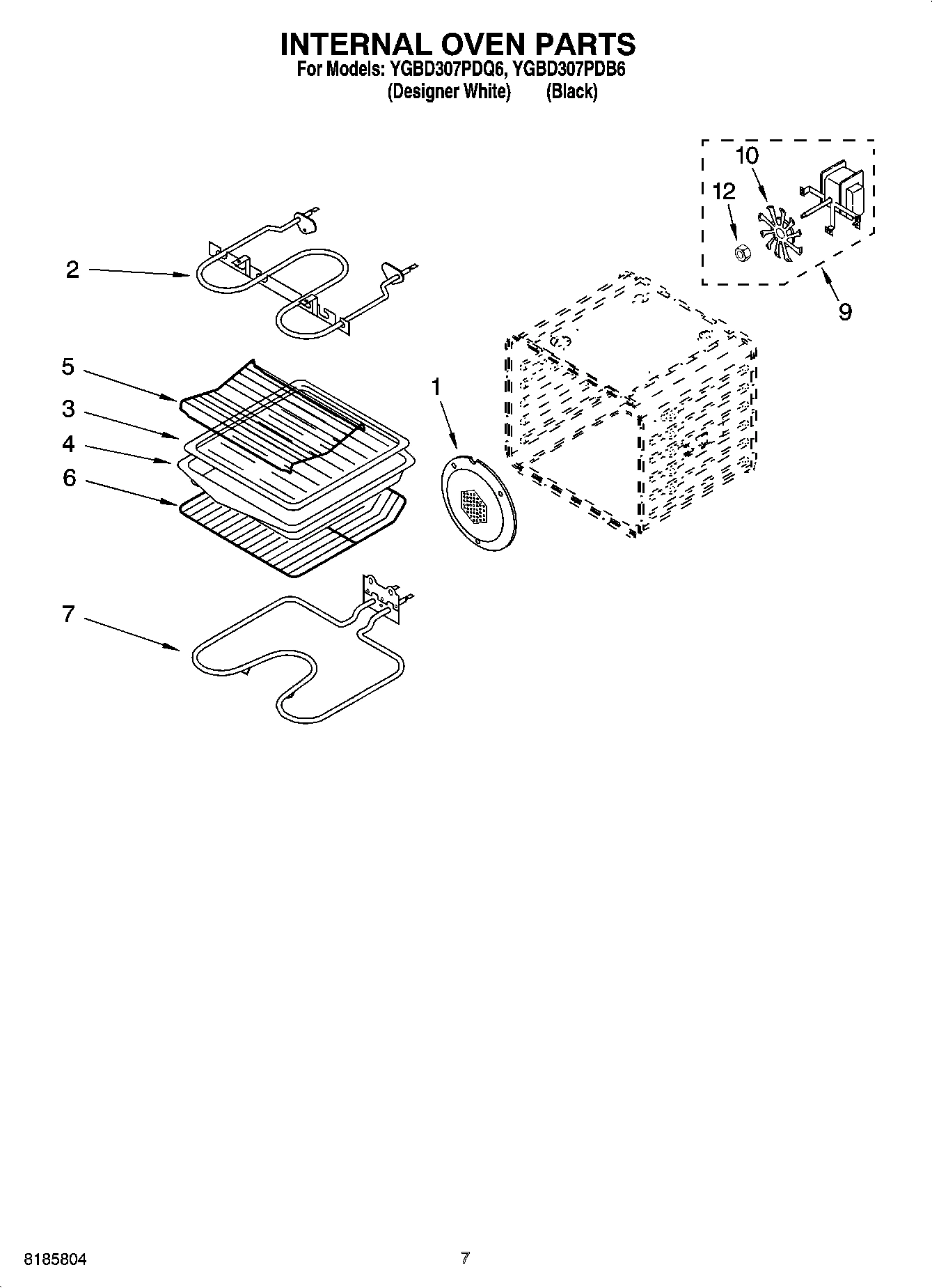 05 - INTERNAL OVEN PARTS