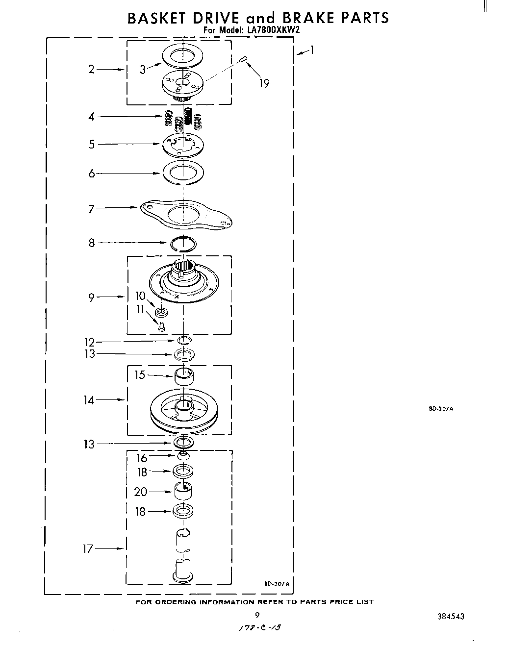 08 - BASKET DRIVE AND BRAKE