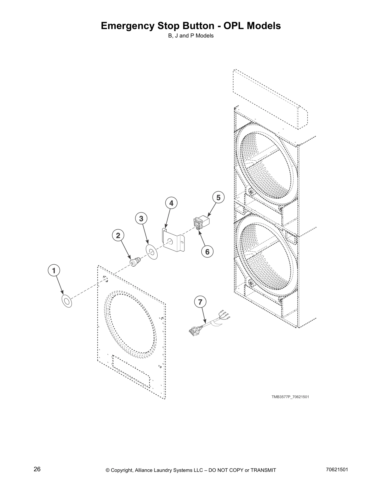 Emergency Stop Button - OPL Models