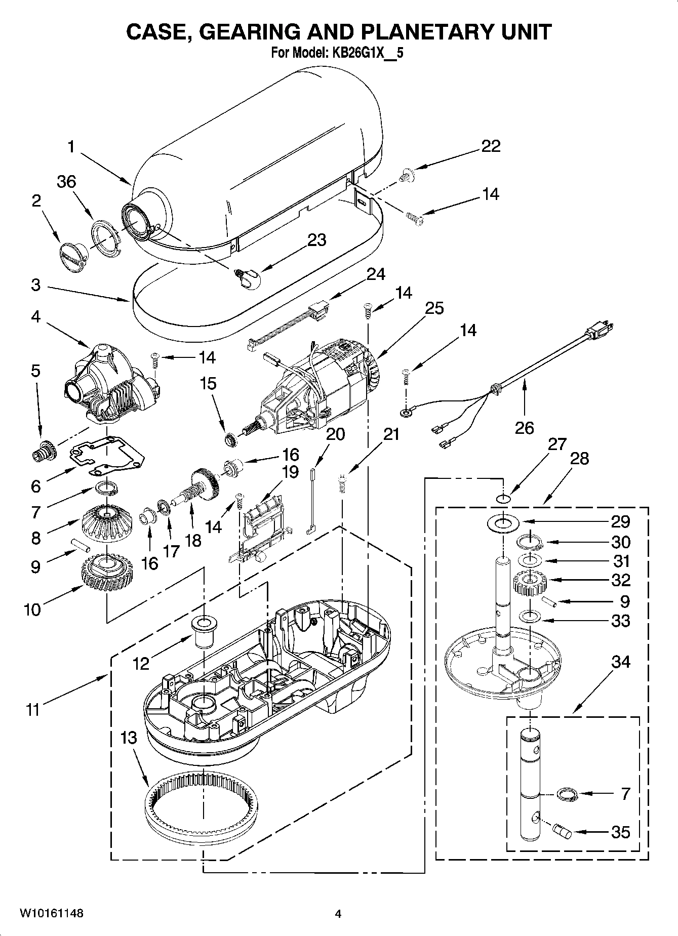 02 - CASE, GEARING AND PLANETARY UNIT