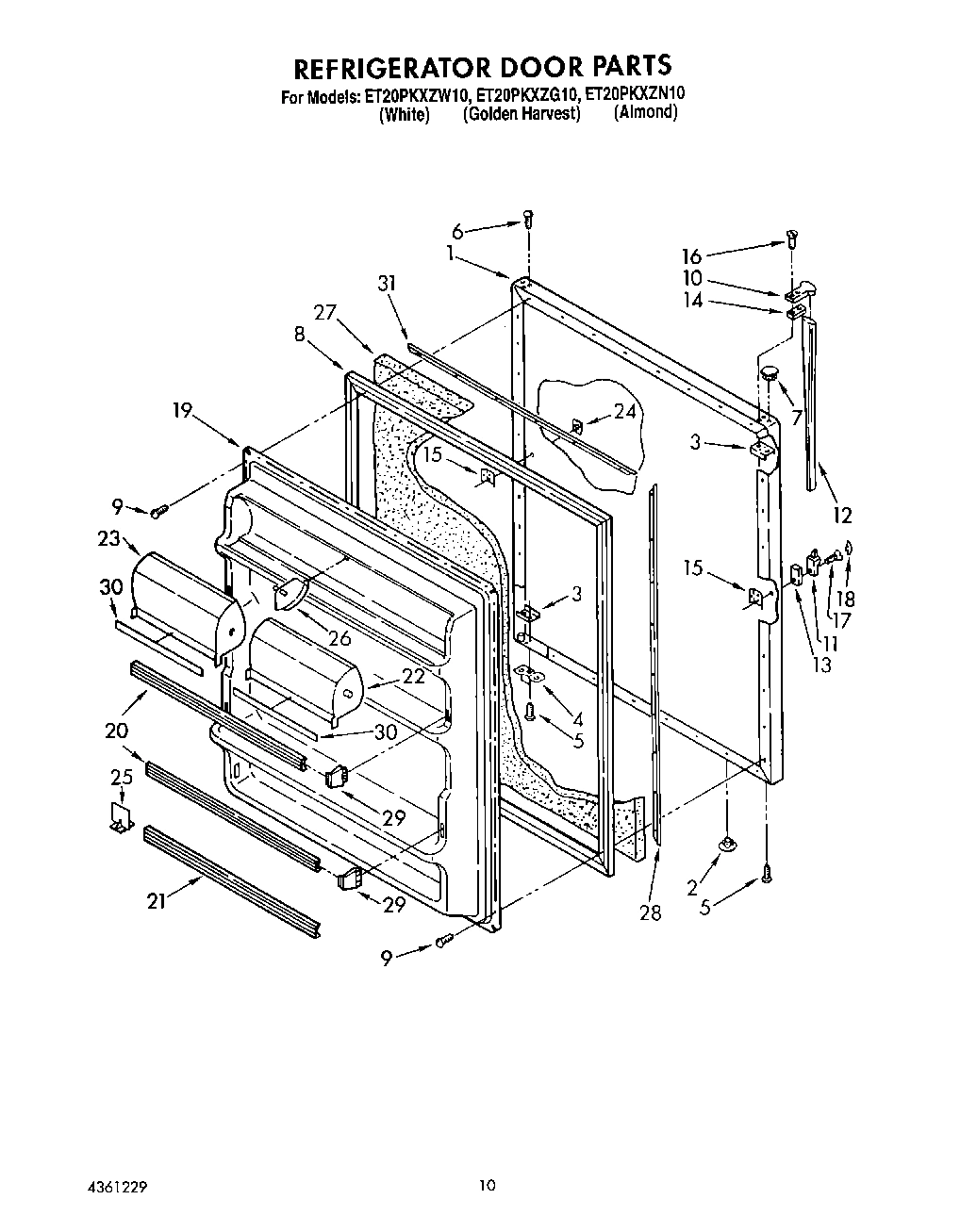 08 - REFRIGERATOR DOOR, LIT/OPTIONAL