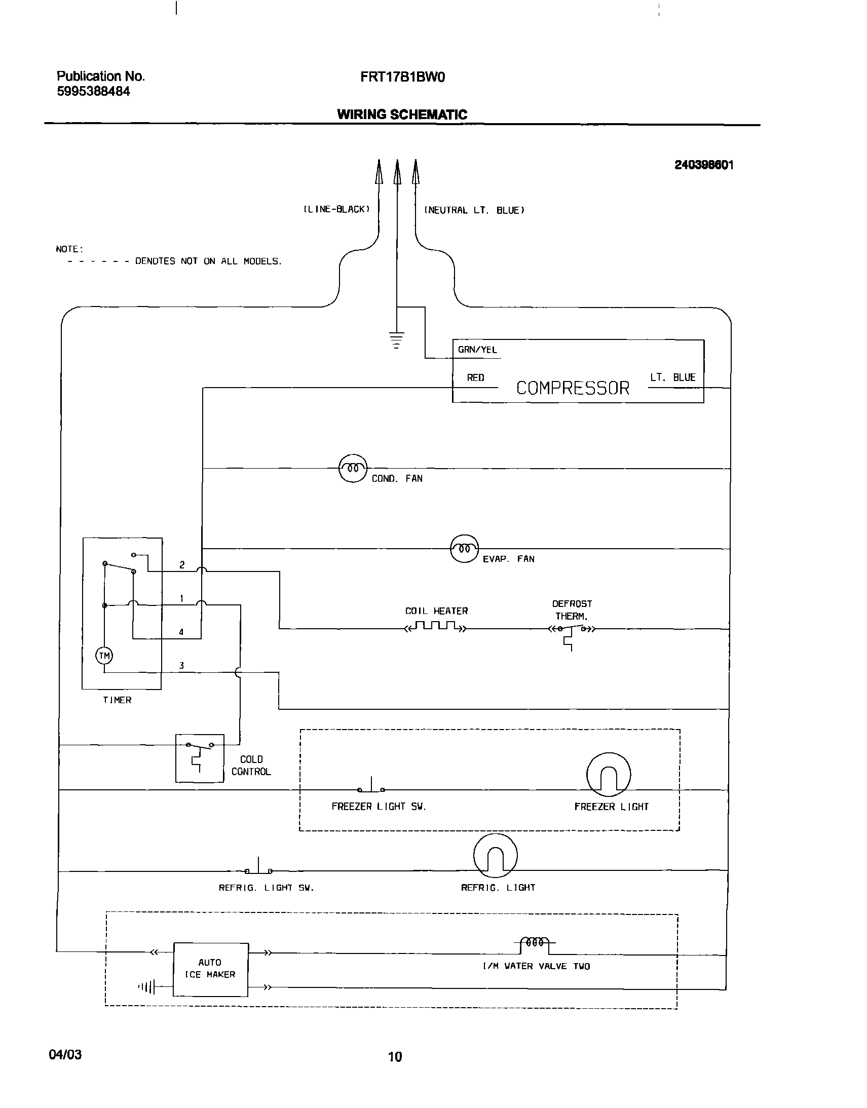 10 - WIRING SCHEMATIC