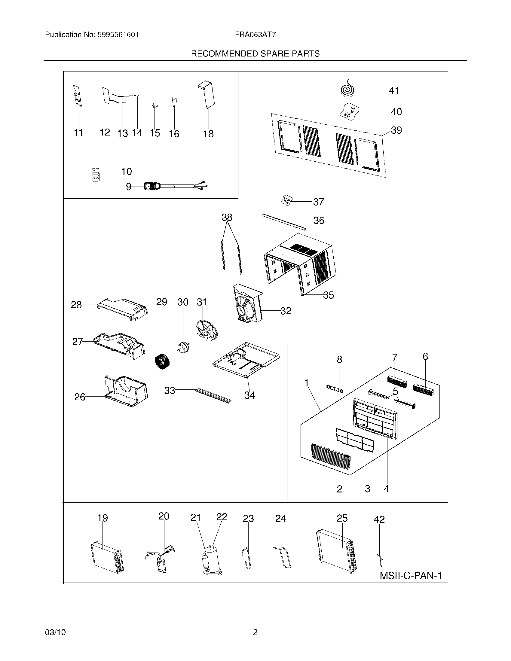 03 - RECOMMENDED SPARE PARTS