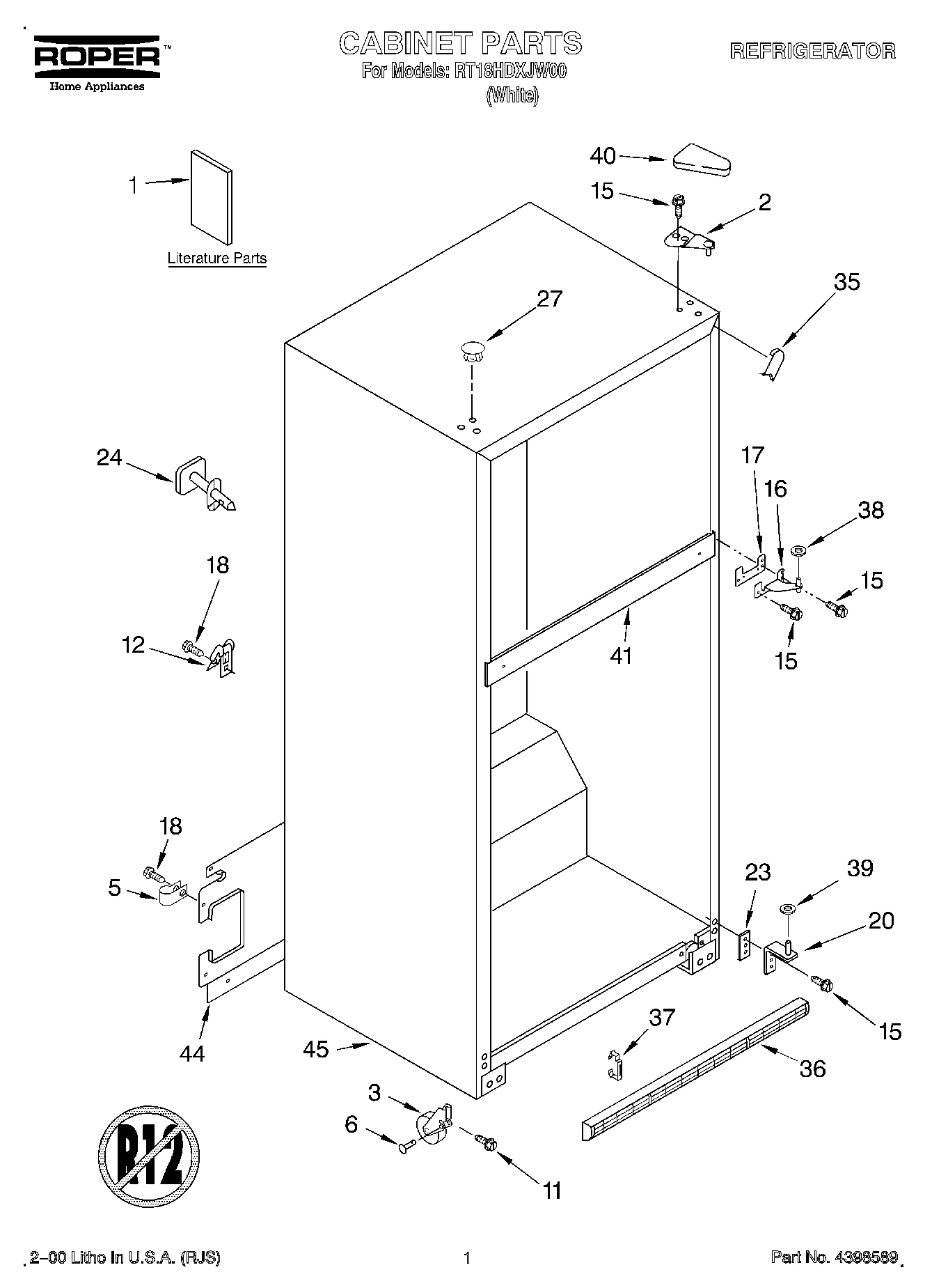 01 - CABINET, LITERATURE