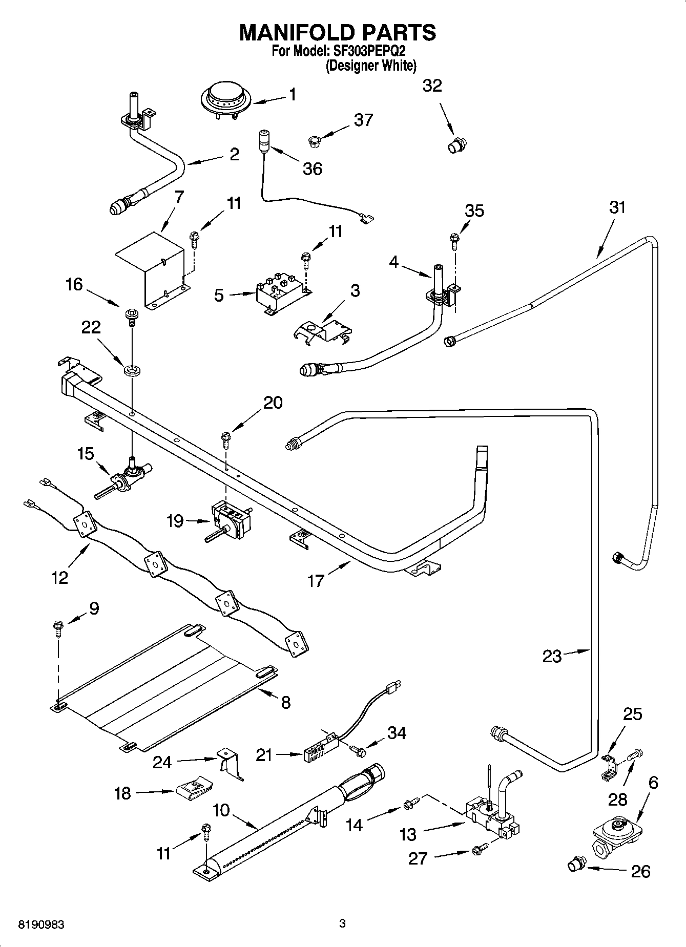 03 - MANIFOLD PARTS