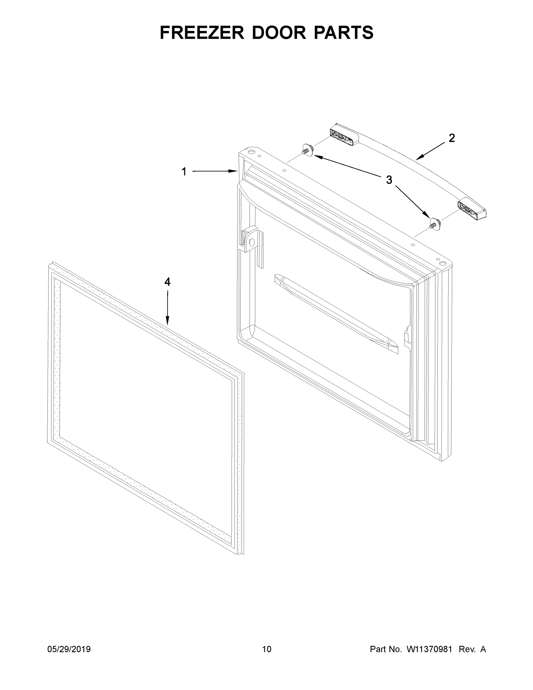 06 - FREEZER DOOR PARTS