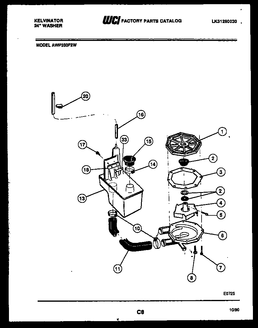 04 - PUMP, WATER VALVE, WATER INLET