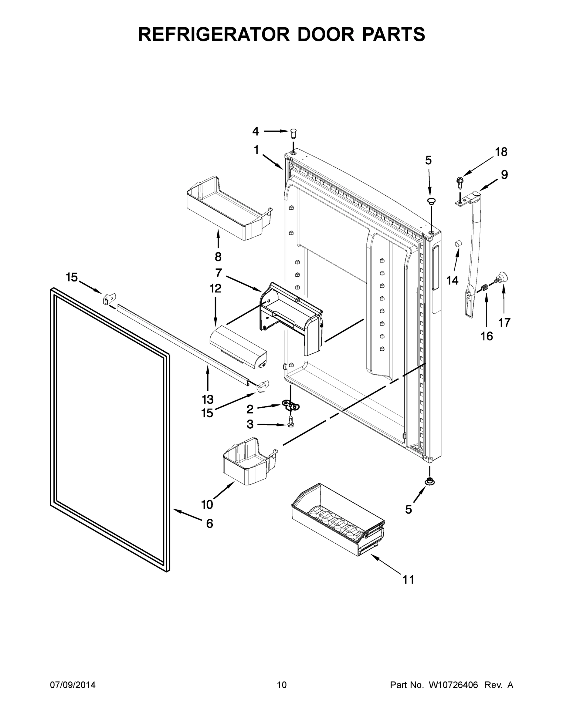 06 - REFRIGERATOR DOOR PARTS