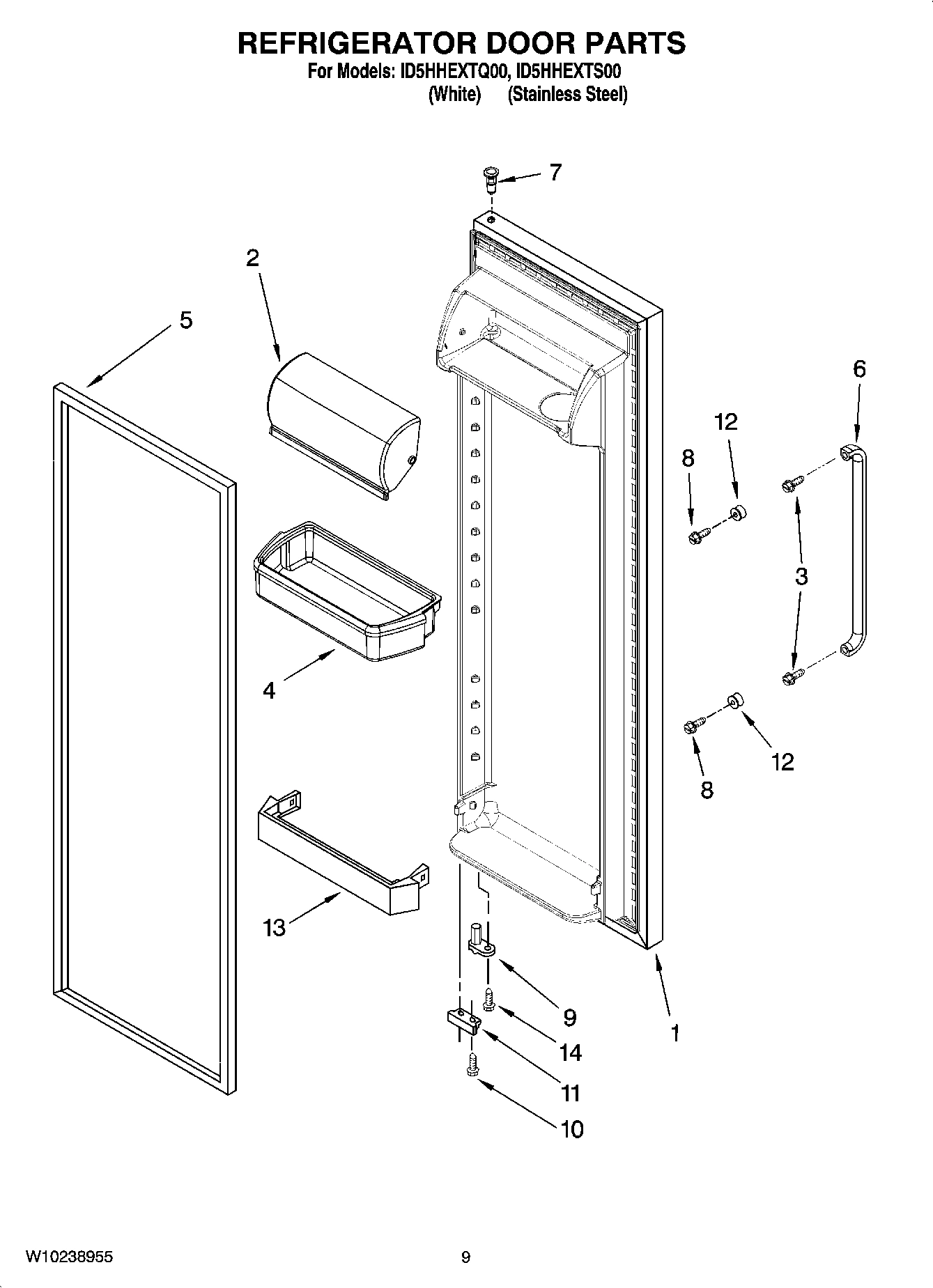 06 - REFRIGERATOR DOOR PARTS