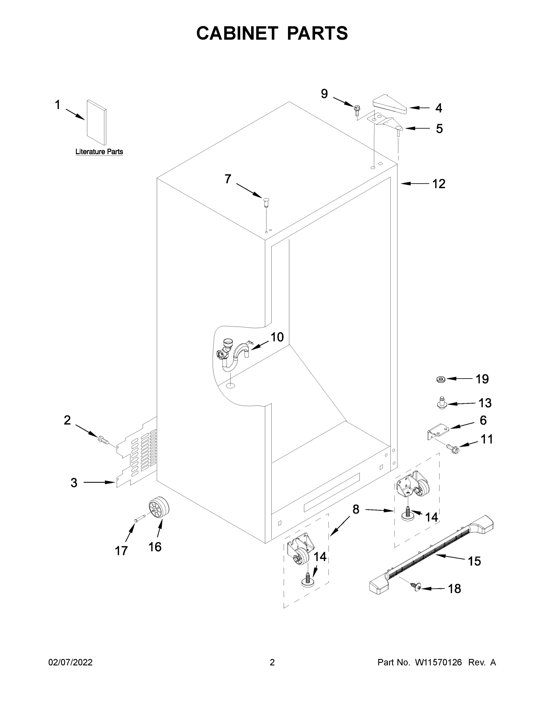02 - CABINET PARTS