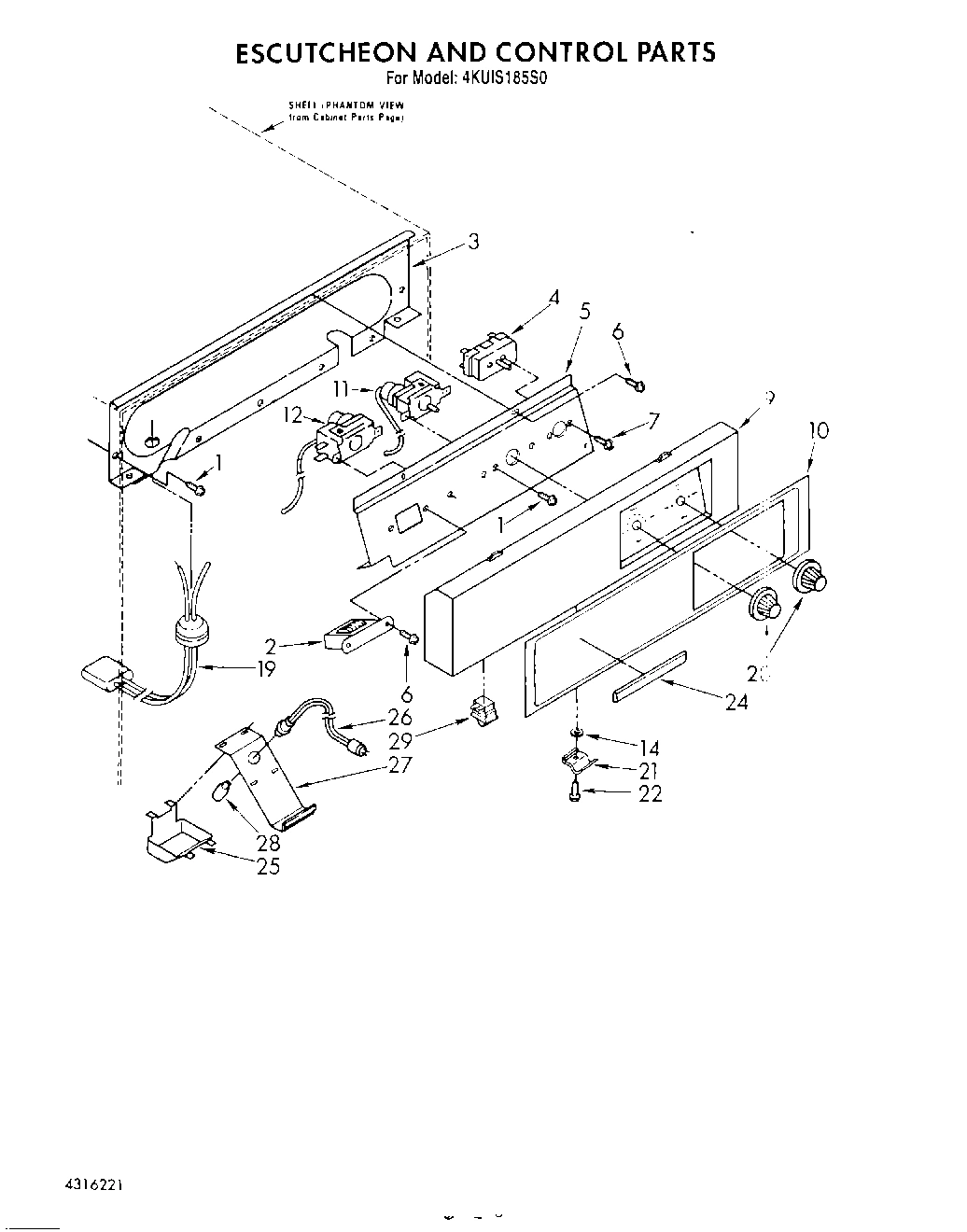 06 - ESCUTCHEON AND CONTROL