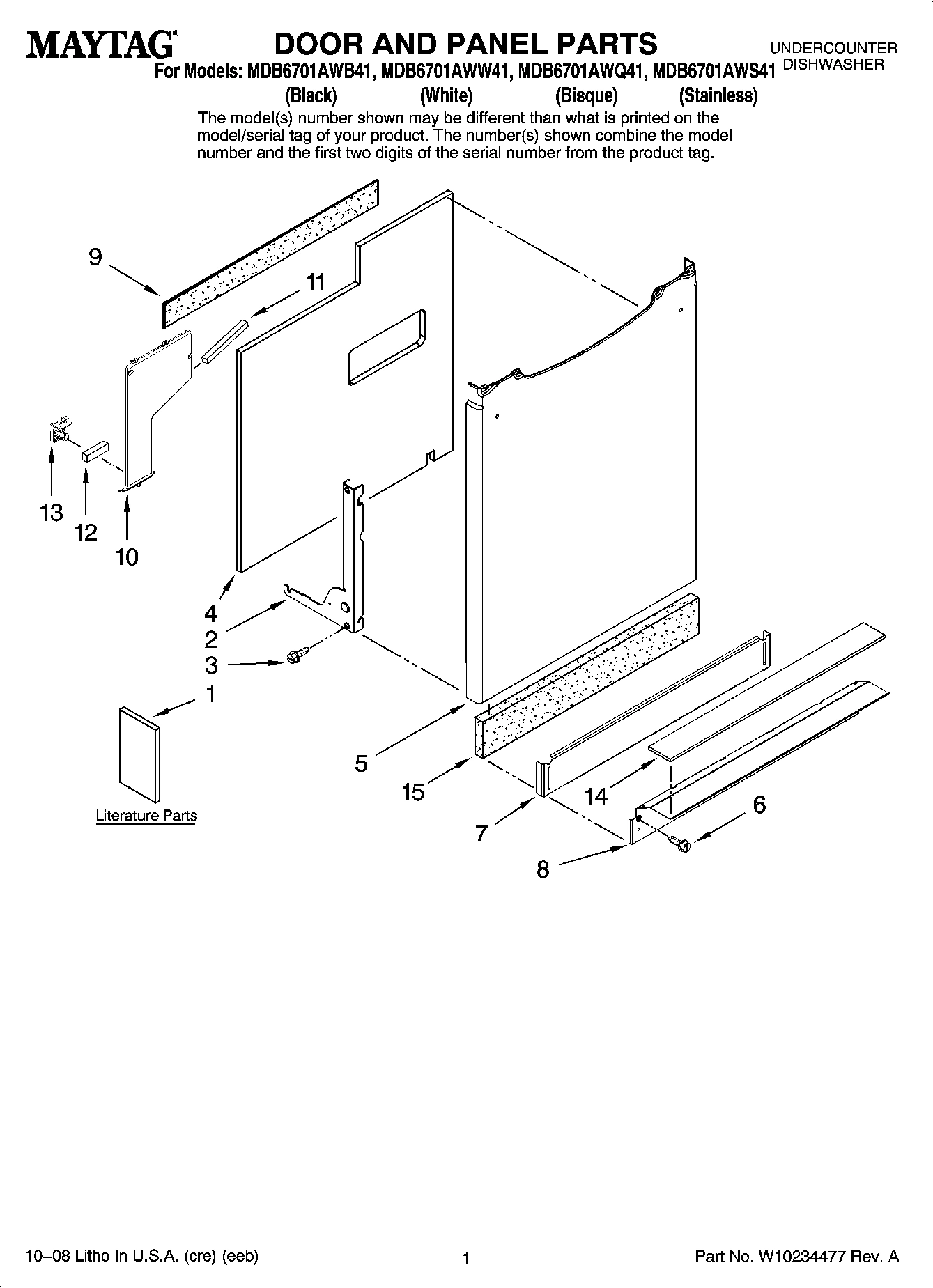 01 - DOOR AND PANEL PARTS