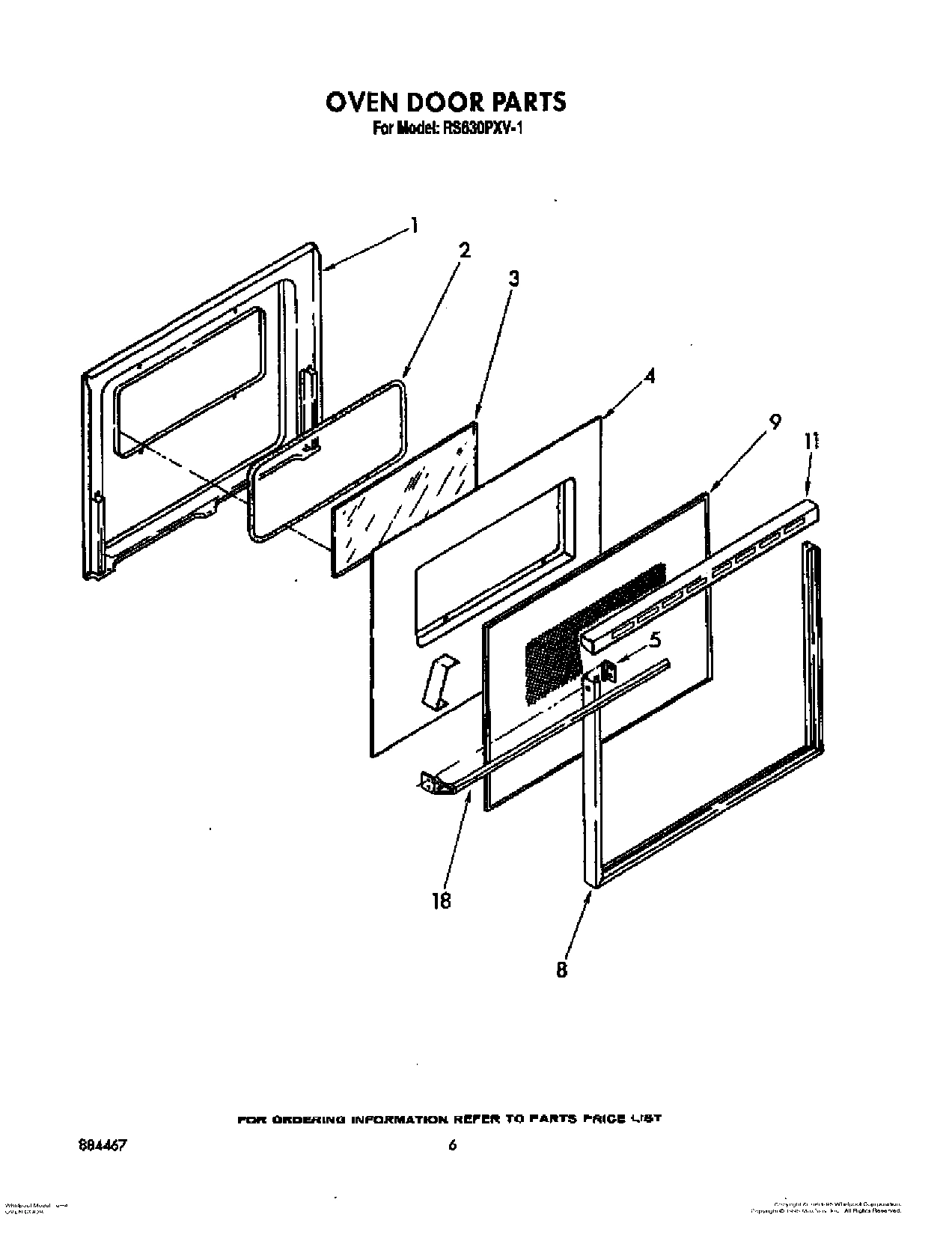 05 - OVEN DOOR, OPTIONAL