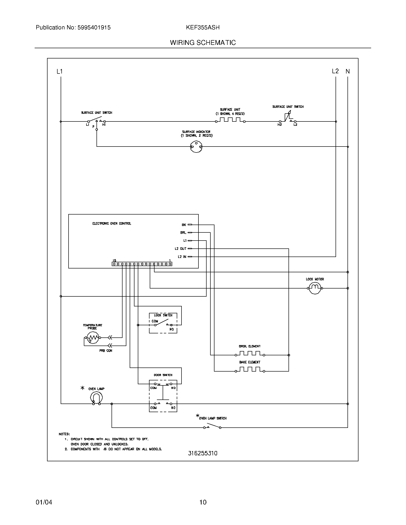 10 - WIRING SCHEMATIC