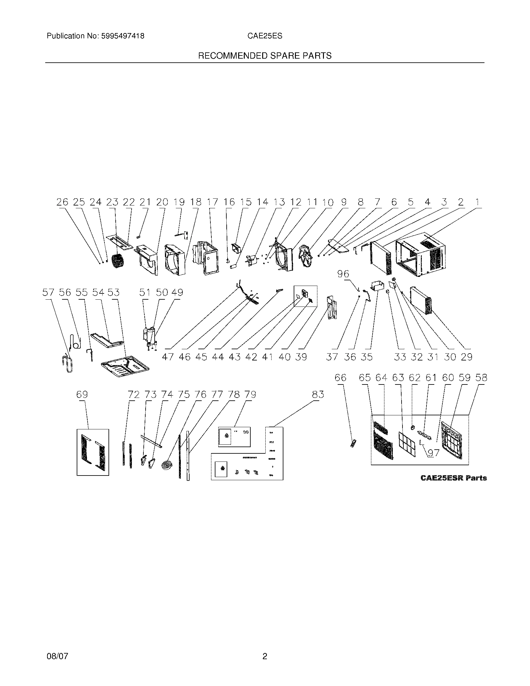 03 - RECOMMENDED SPARE PARTS