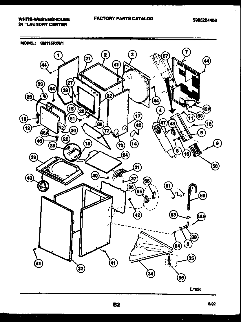 02 - CABINET PARTS AND HEATER