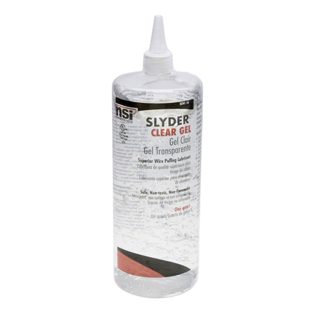 SLYDER Clr WIRE PULLING Lub 1 Qt SQUEEZE BOTTLE
