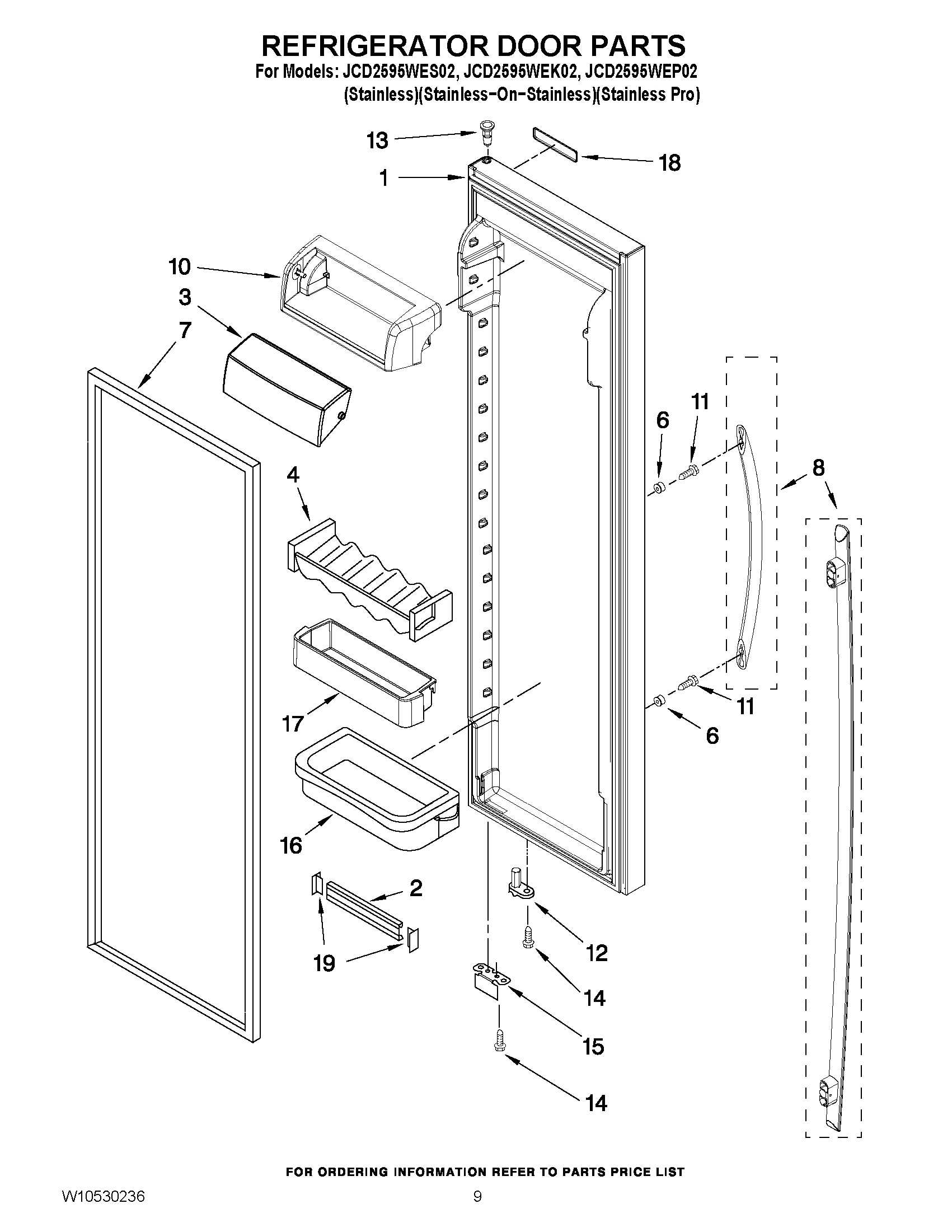 06 - REFRIGERATOR DOOR PARTS