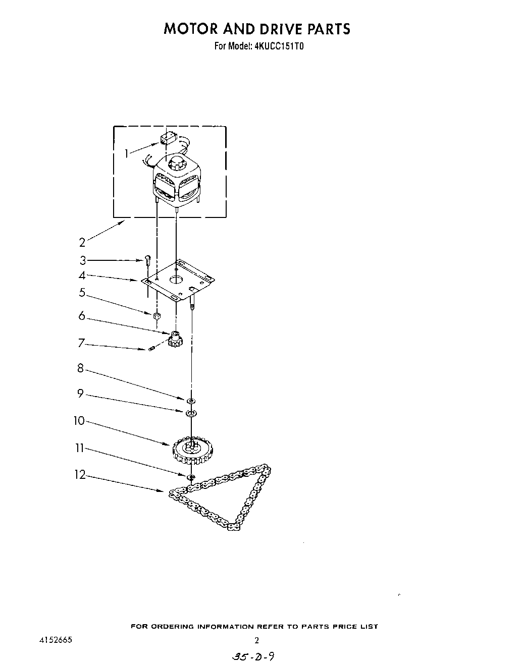 02 - MOTOR AND DRIVE , LIT/OPTIONAL