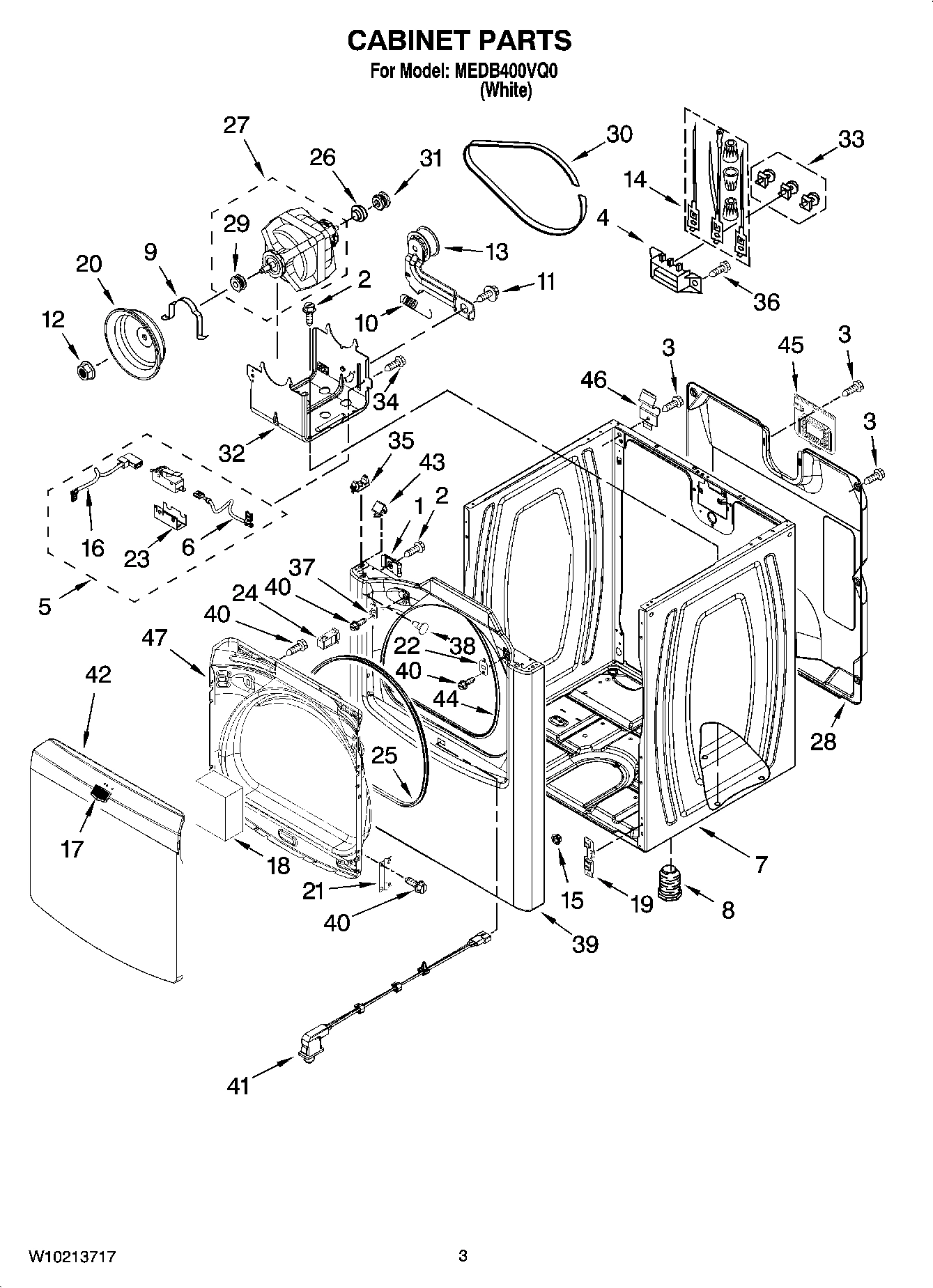 02 - CABINET PARTS
