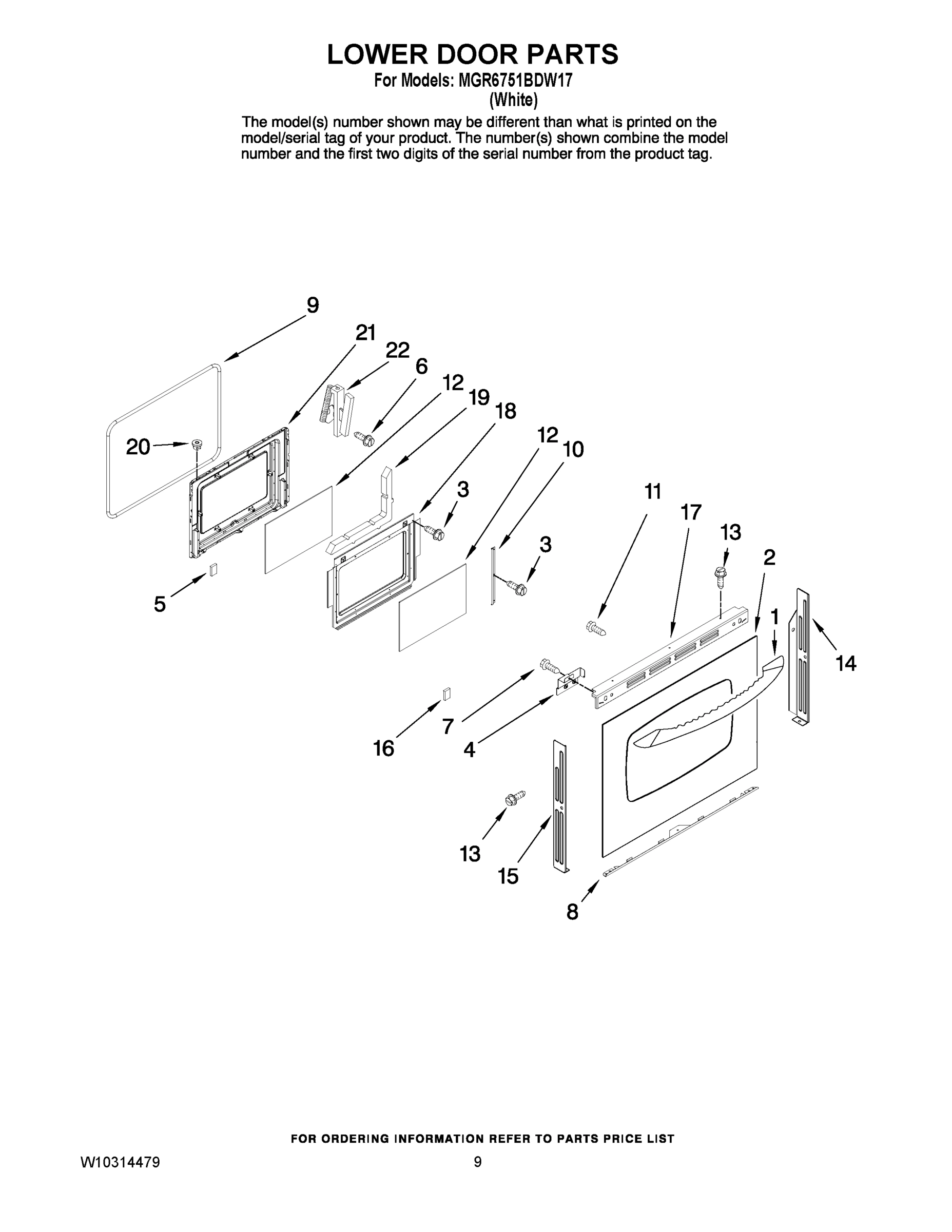 06 - LOWER DOOR PARTS