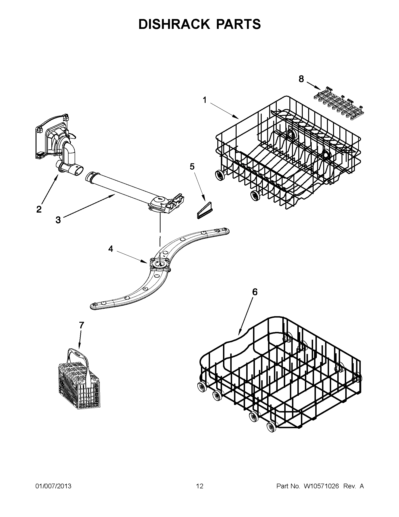 06 - DISHRACK PARTS