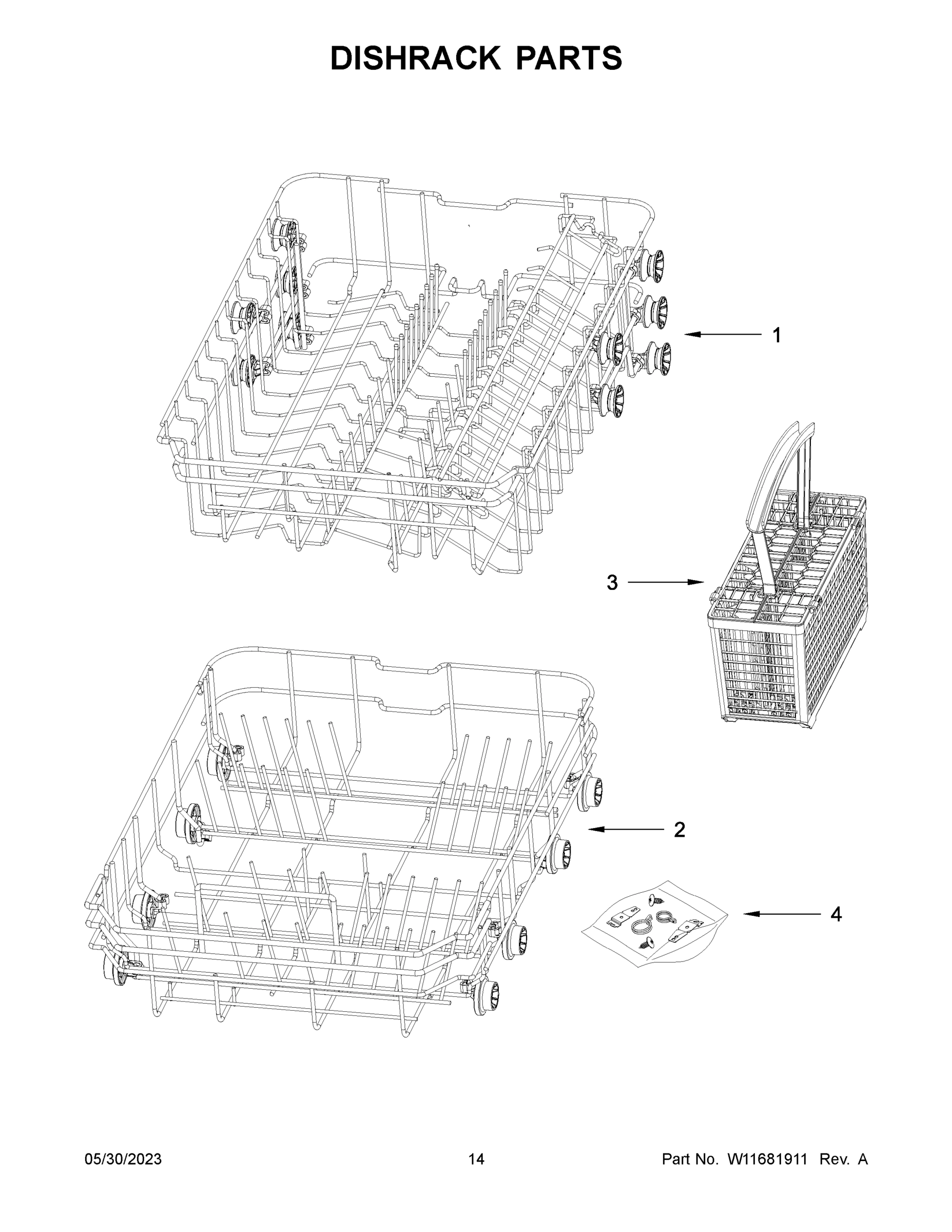 08 - DISHRACK PARTS