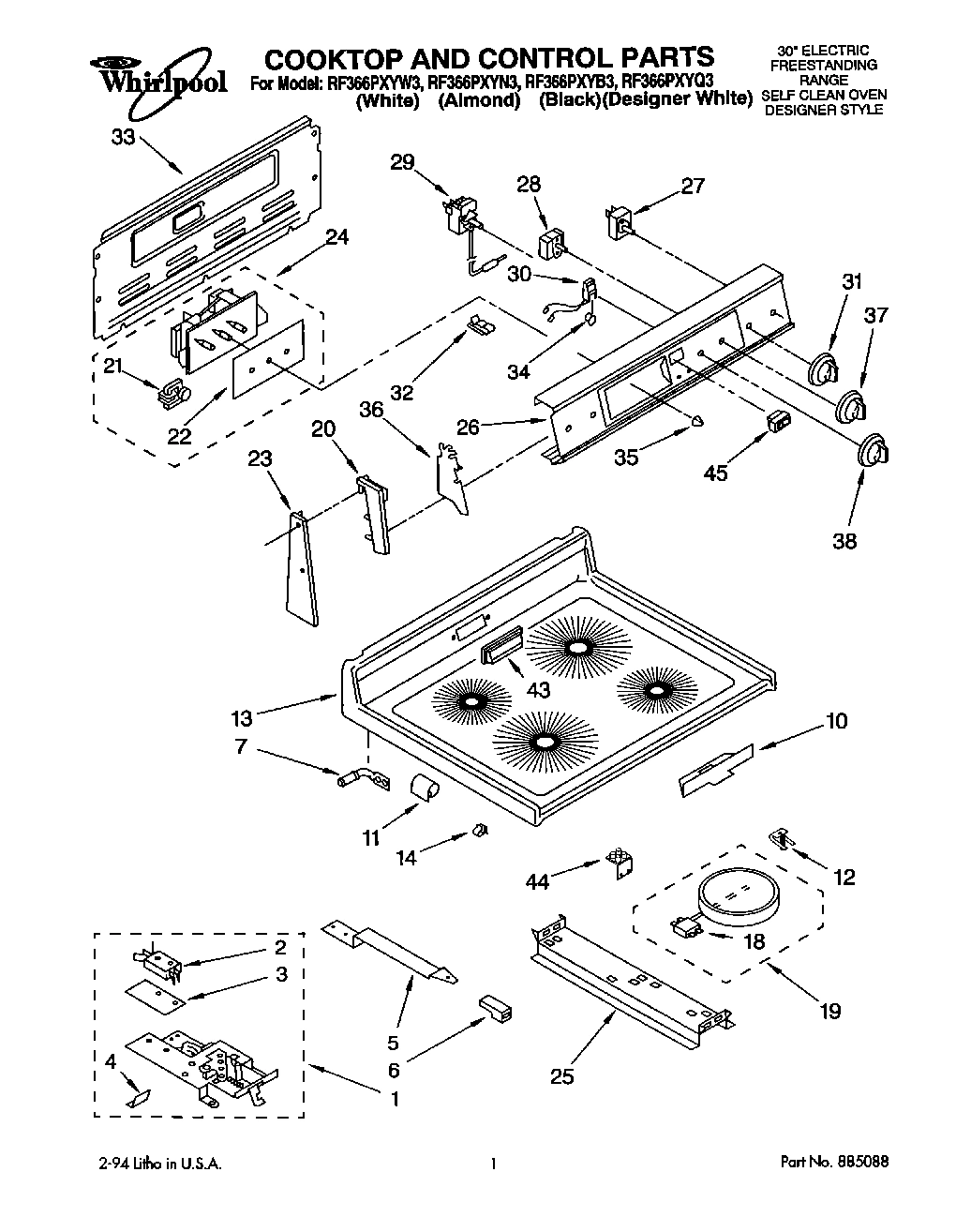 01 - COOKTOP AND CONTROL