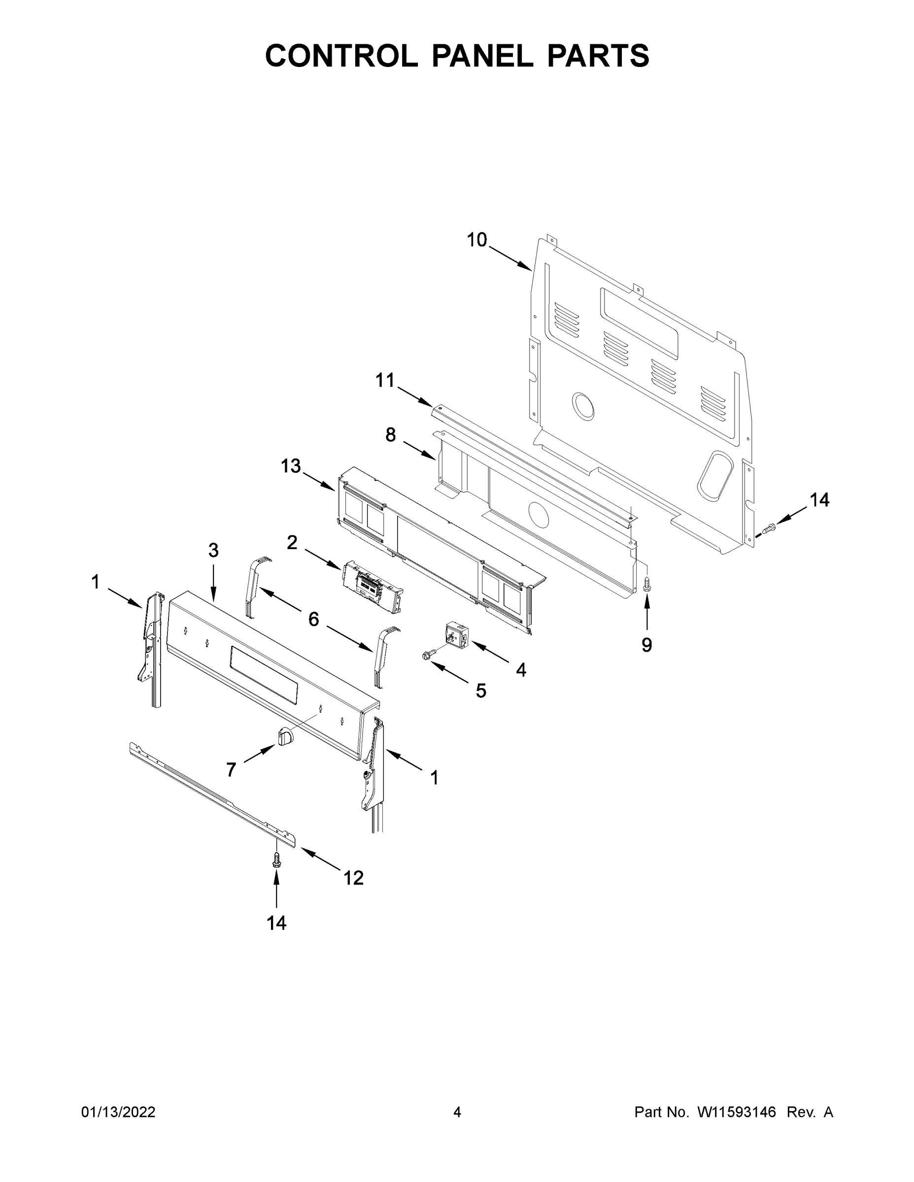 03 - CONTROL PANEL PARTS