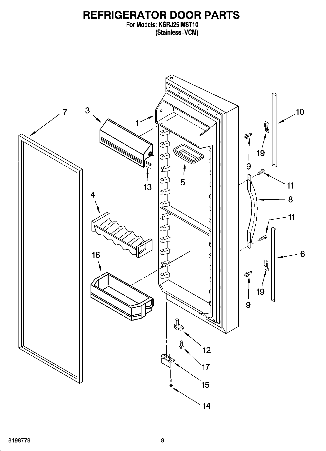06 - REFRIGERATOR DOOR PARTS