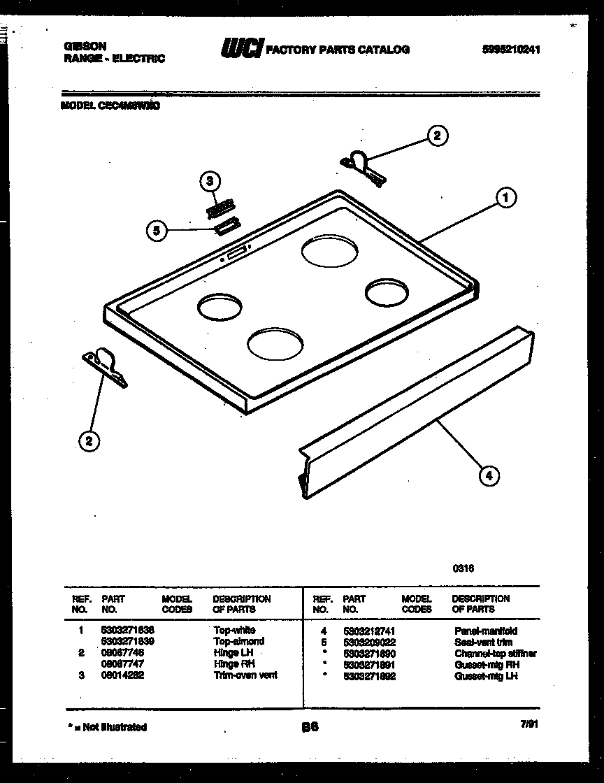 04 - COOKTOP PARTS