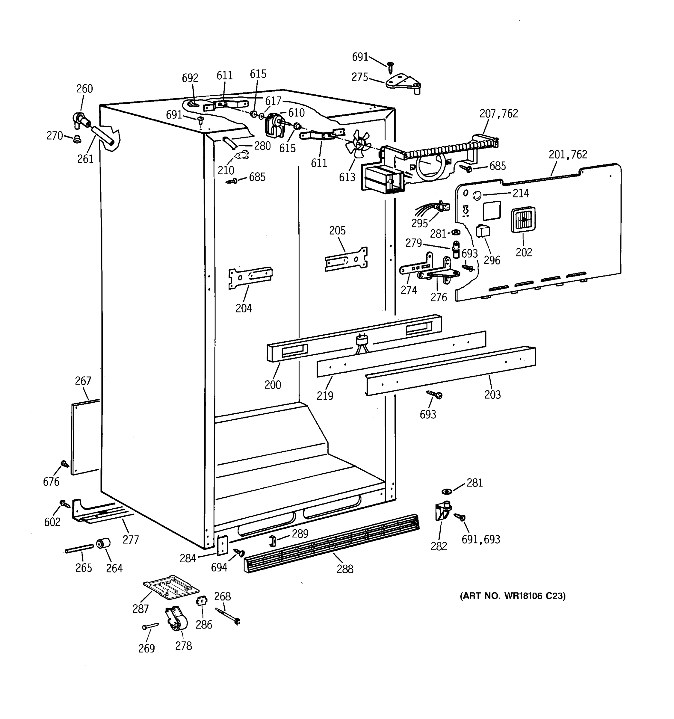 CABINET PARTS