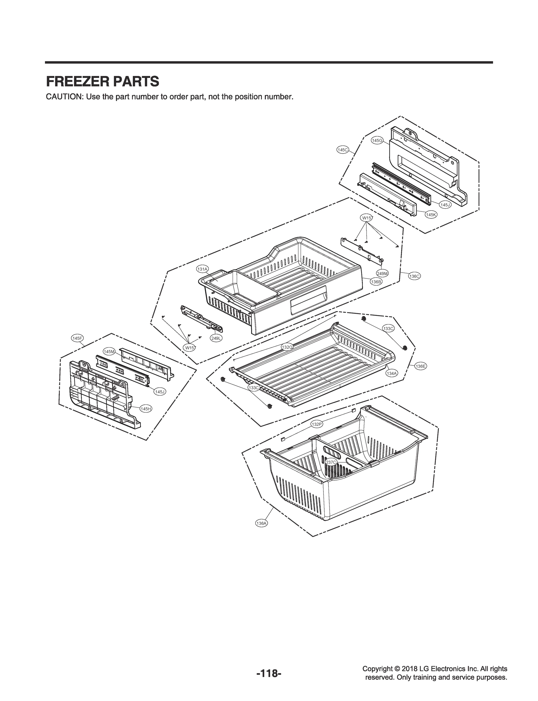 FREEZER PARTS