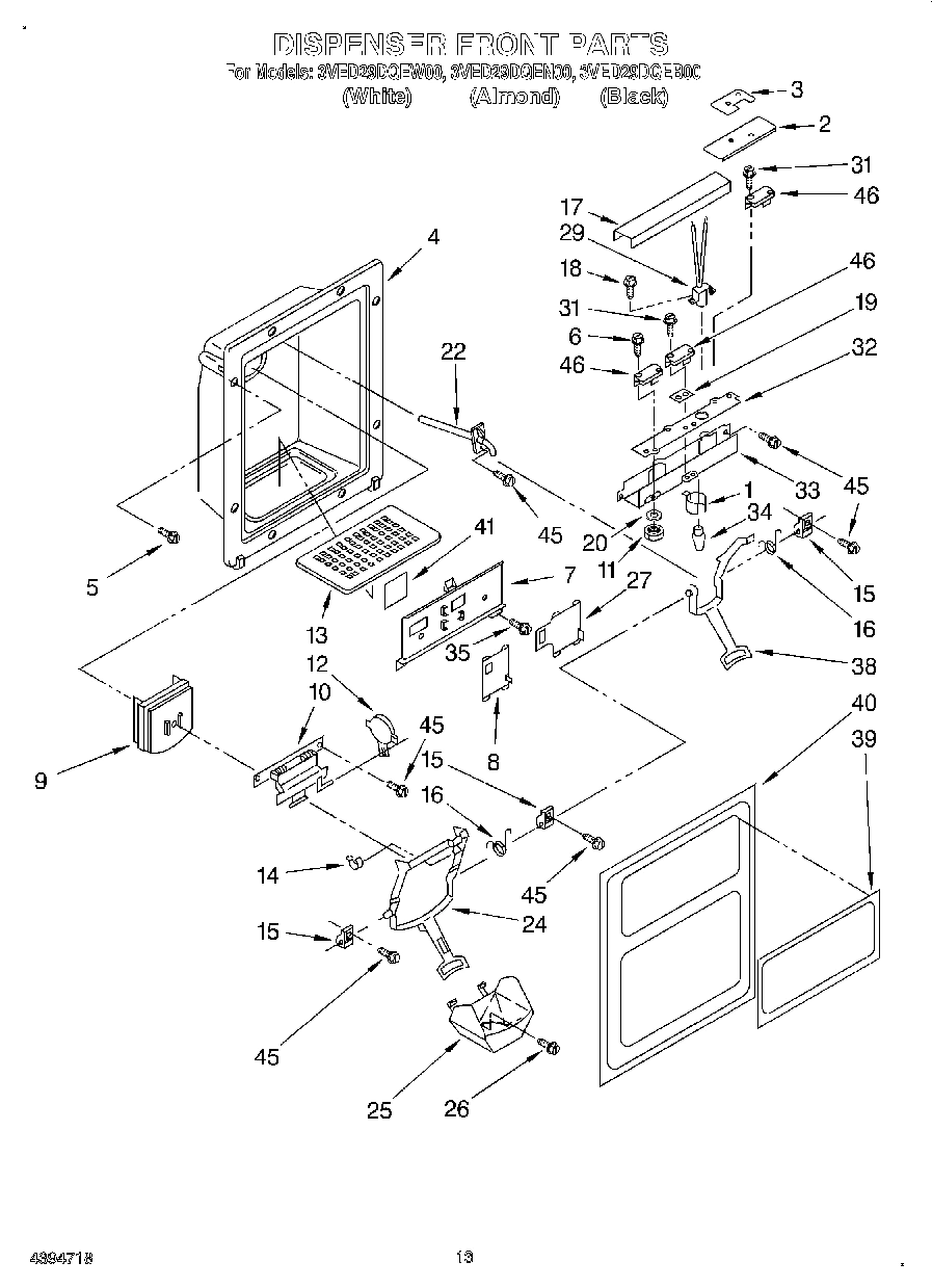 08 - DISPENSER FRONT