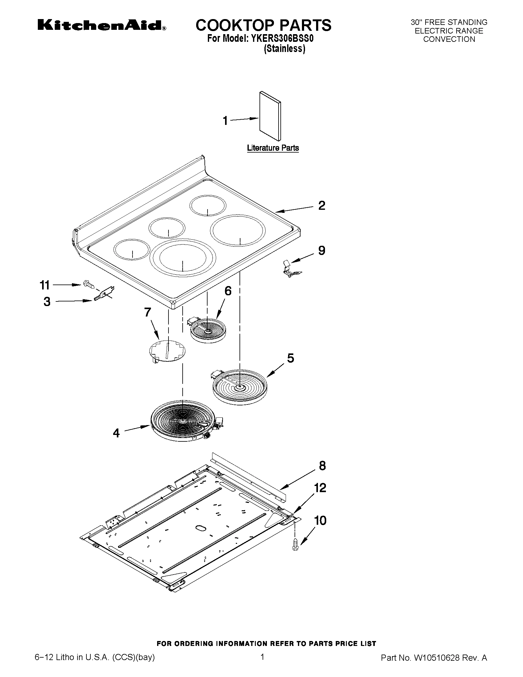 01 - COOKTOP PARTS