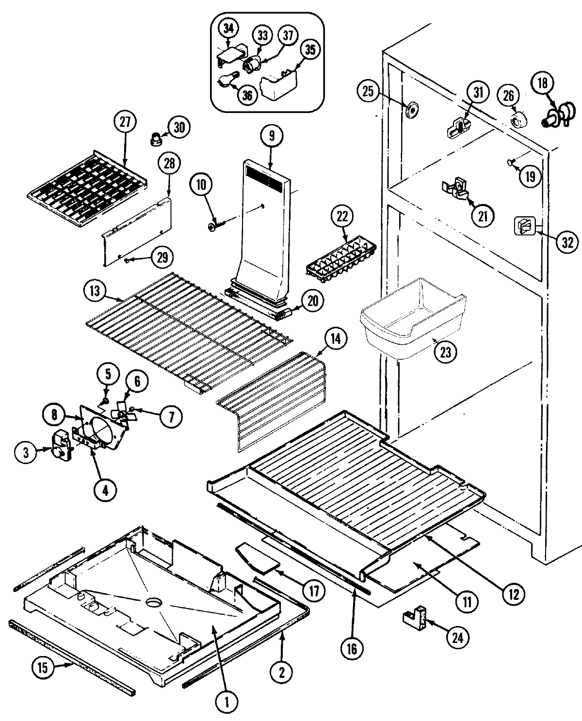 01 - FREEZER COMPARTMENT