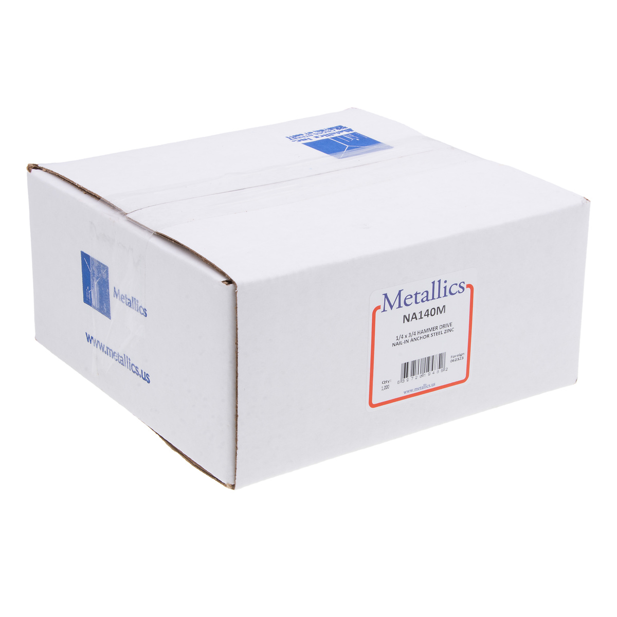 thumbnail interactive-video image 1 of QWORK Hammer Drive Anchors - 1/4 X 1-1/2 Inch, 200-Piece Box 1 of 1