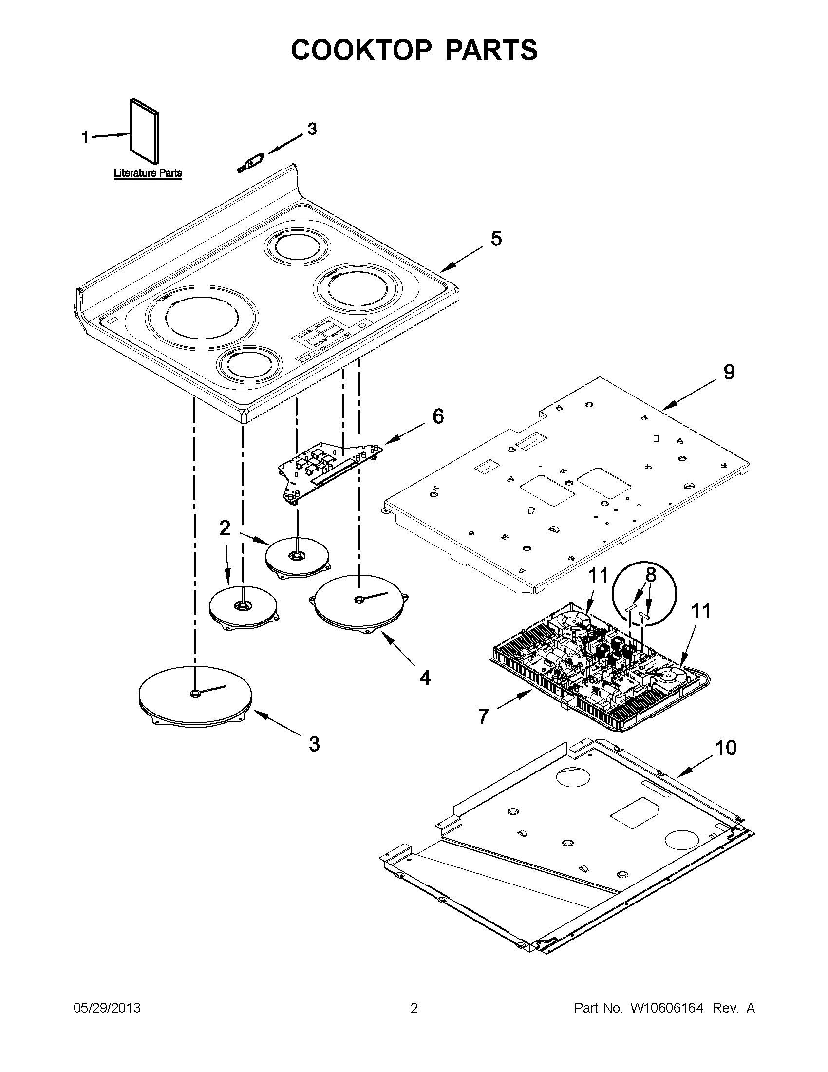 01 - COOKTOP PARTS