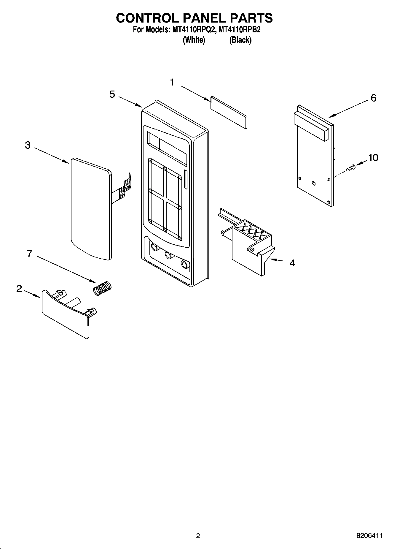 02 - CONTROL PANEL PARTS