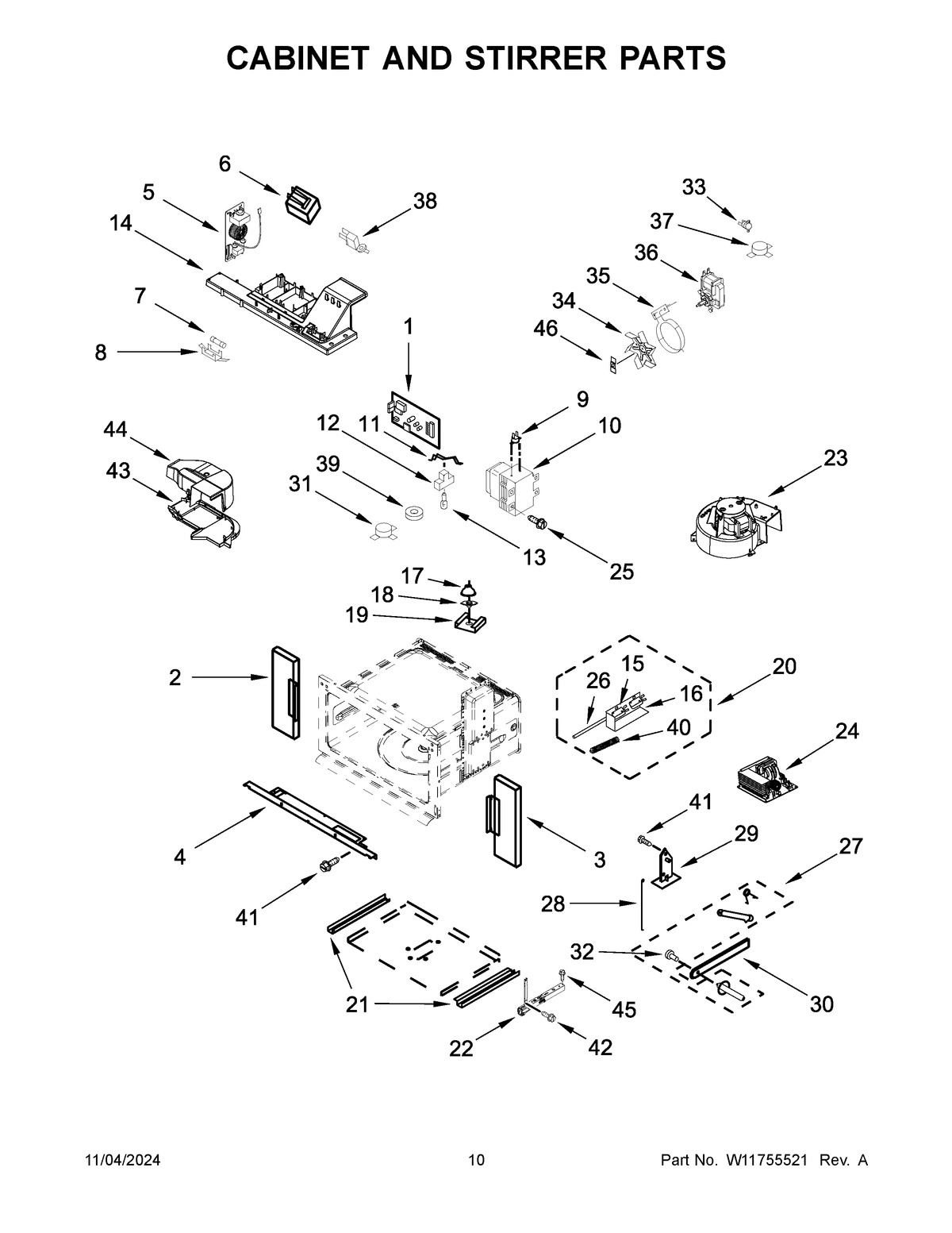 06 - CABINET AND STIRRER PARTS