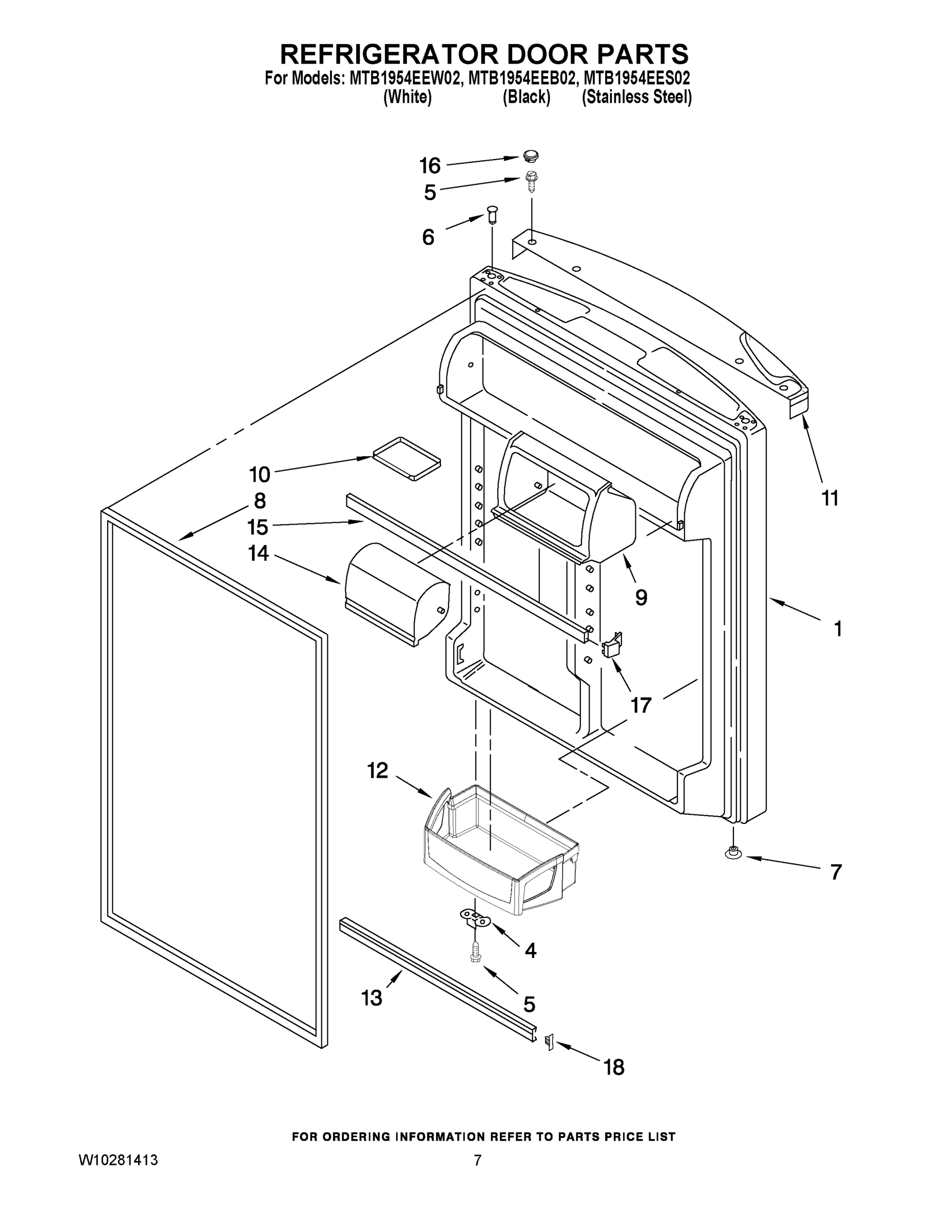 04 - REFRIGERATOR DOOR PARTS