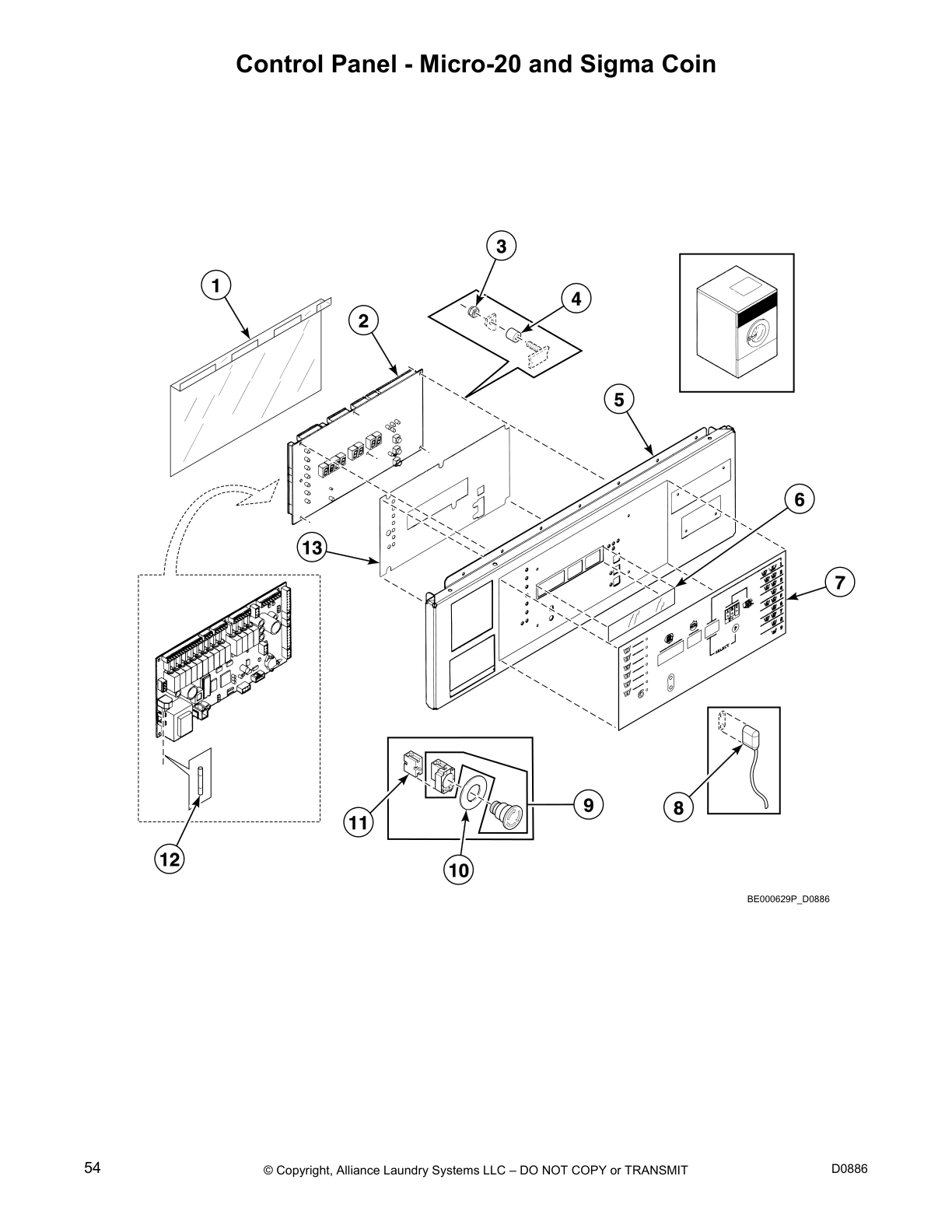 Control Panel - Micro-20 and Sigma Coin