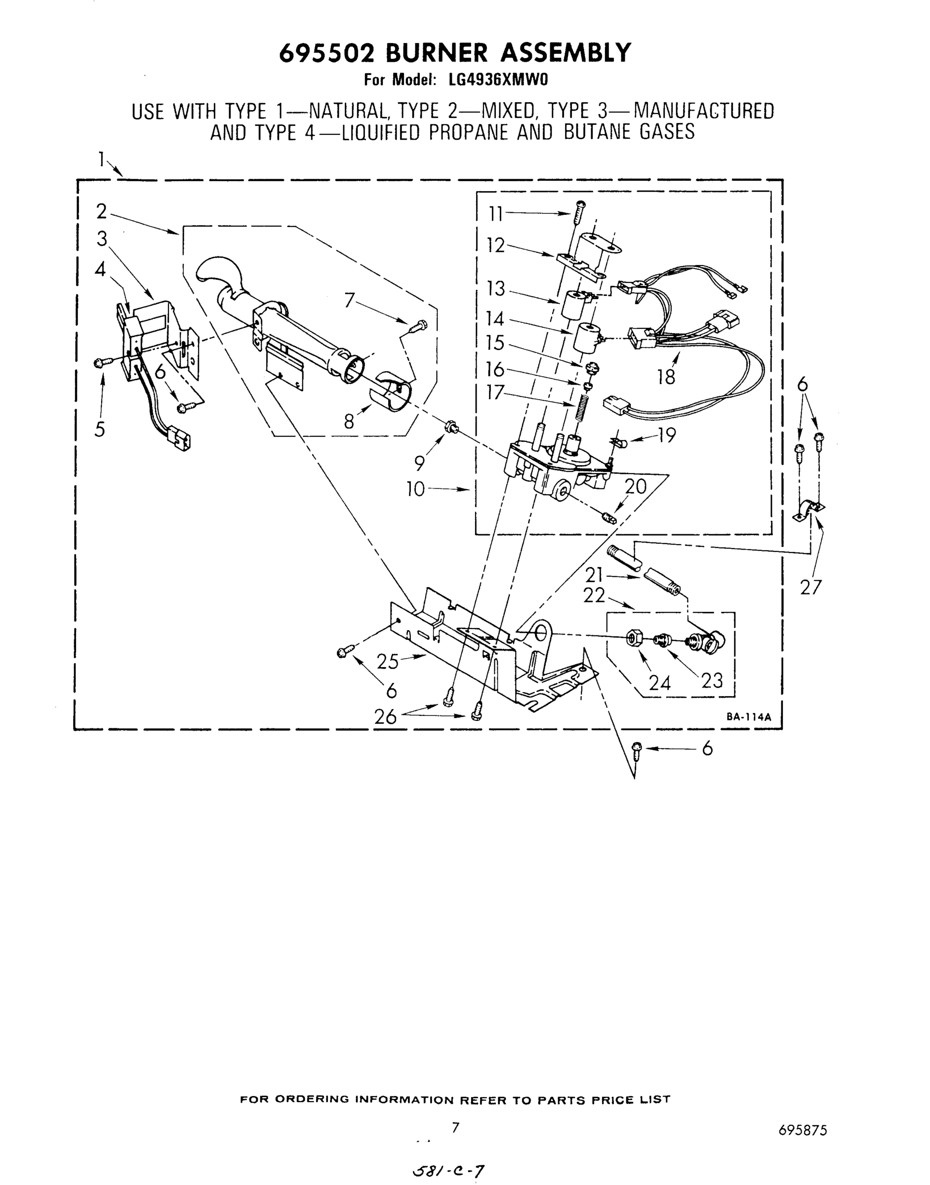 05 - 695502 BURNER