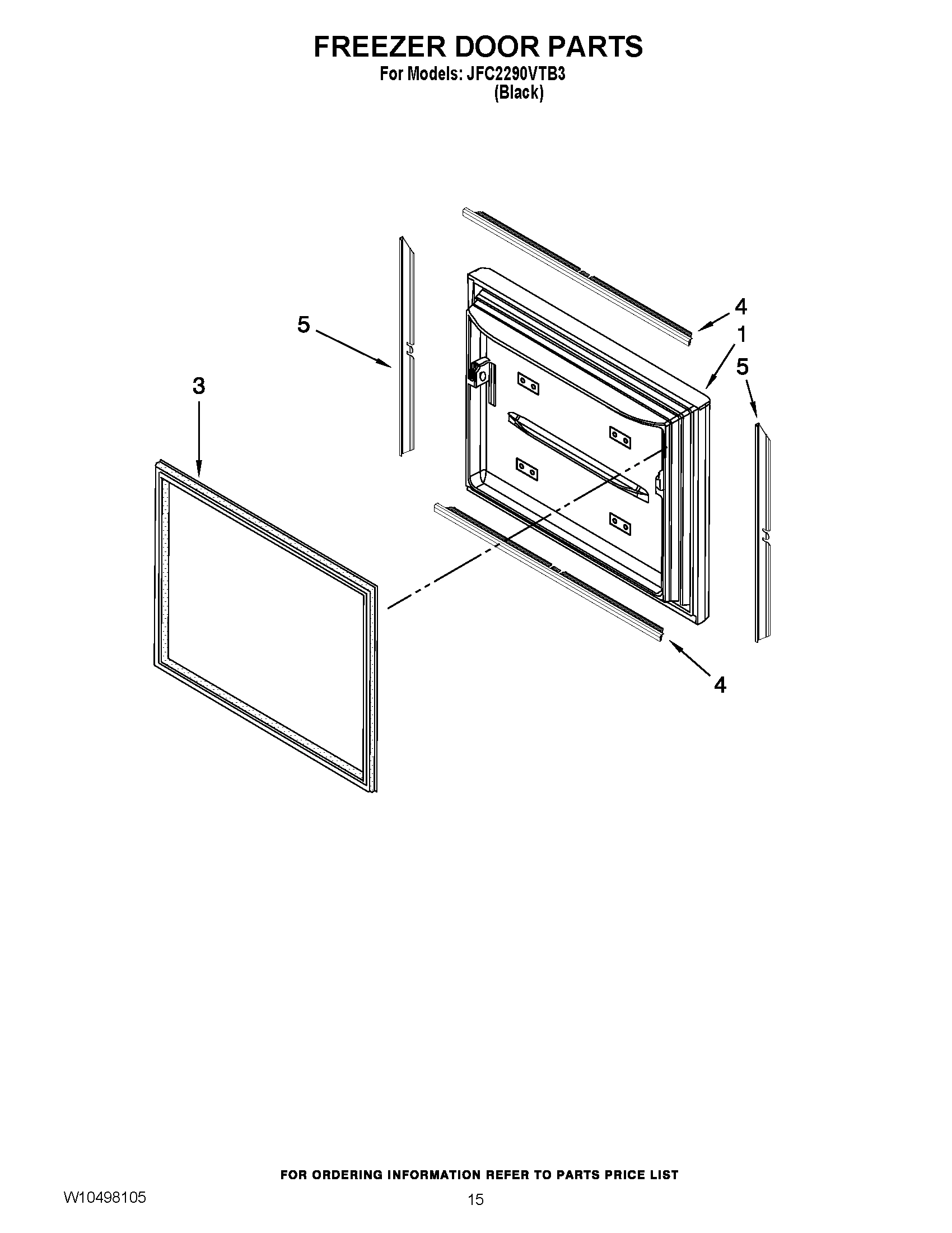 08 - FREEZER DOOR PARTS