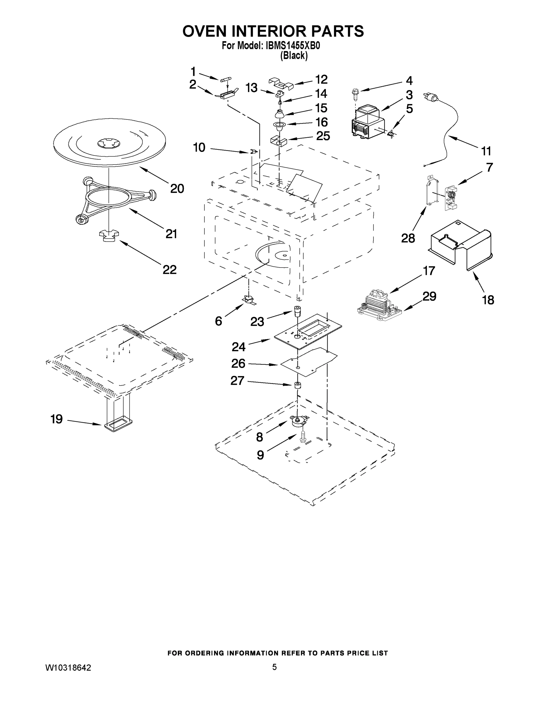 05 - OVEN INTERIOR PARTS