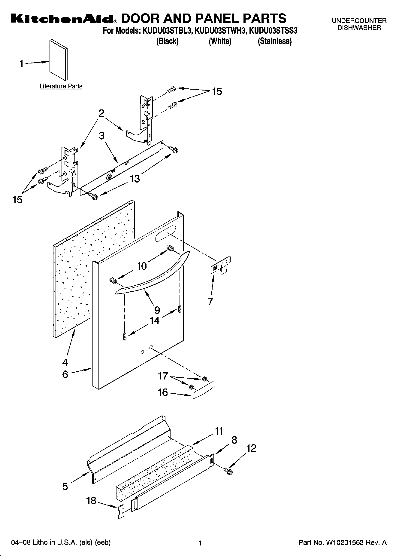 01 - DOOR AND PANEL PARTS