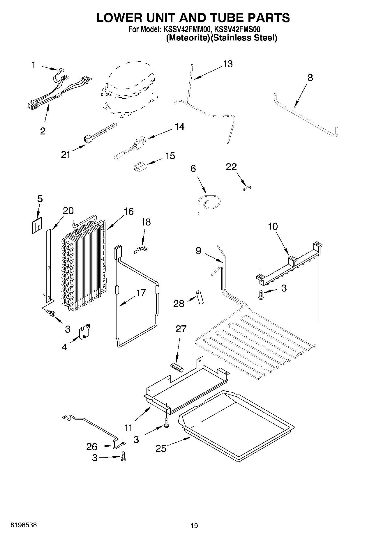 12 - LOWER UNIT AND TUBE PARTS