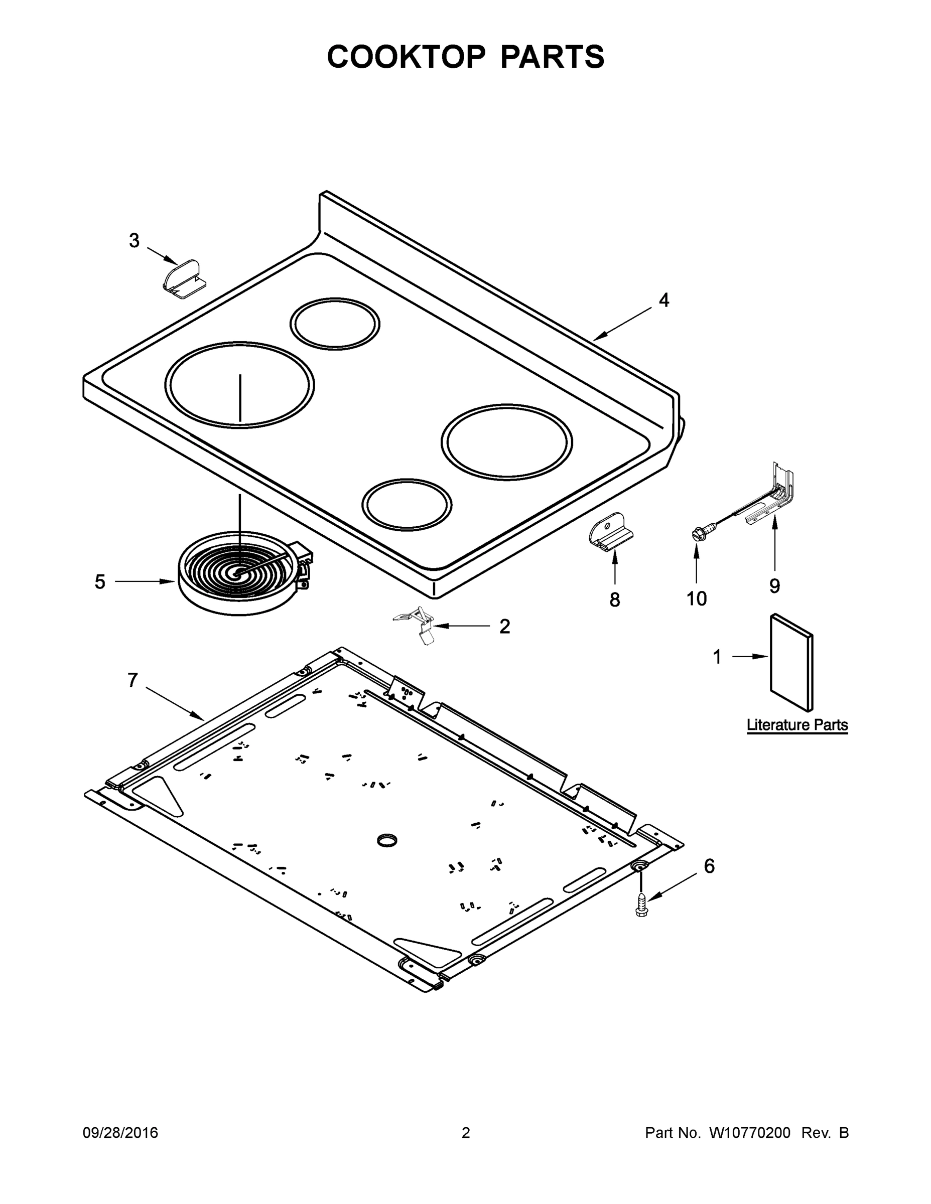 02 - COOKTOP PARTS