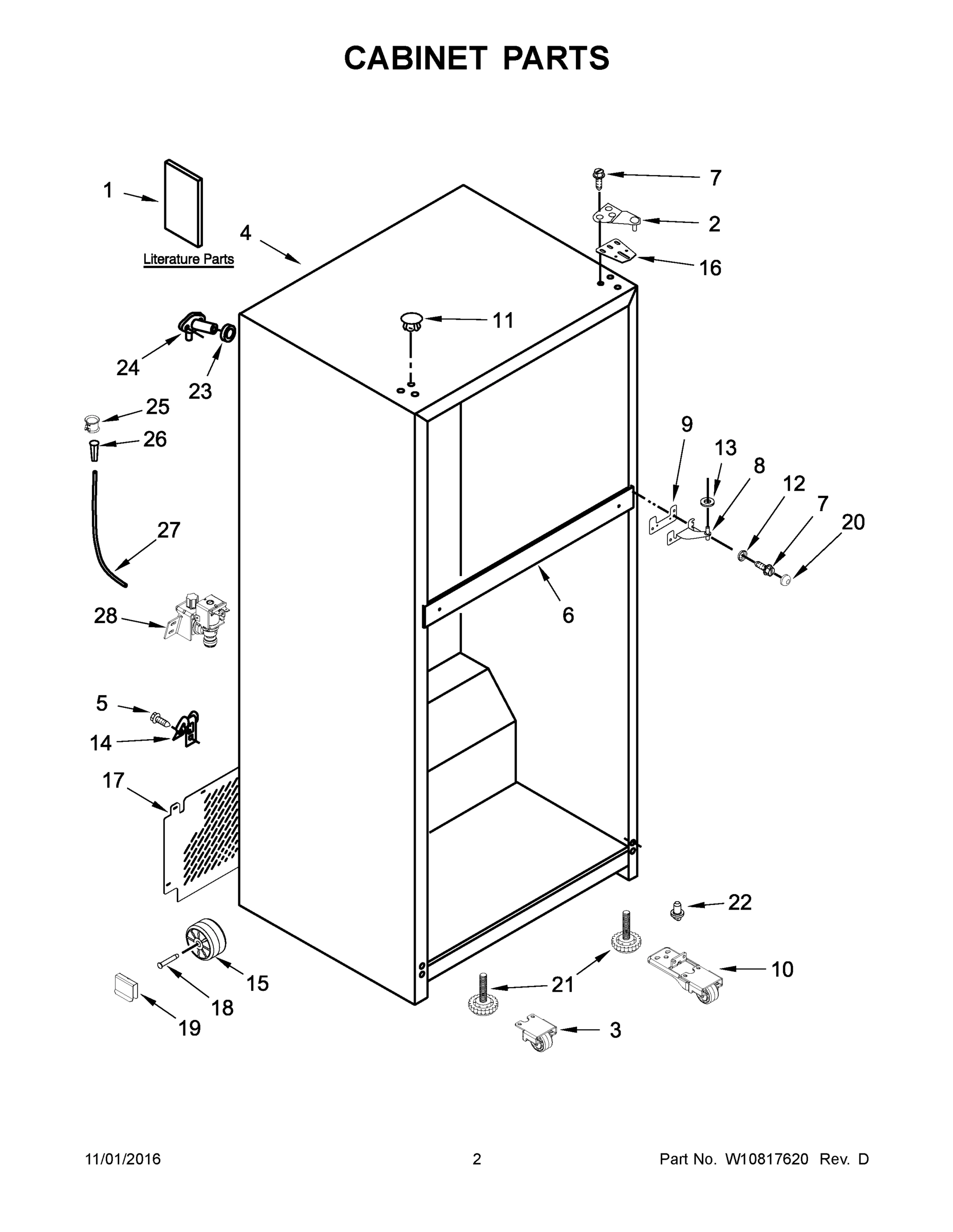 02 - CABINET PARTS
