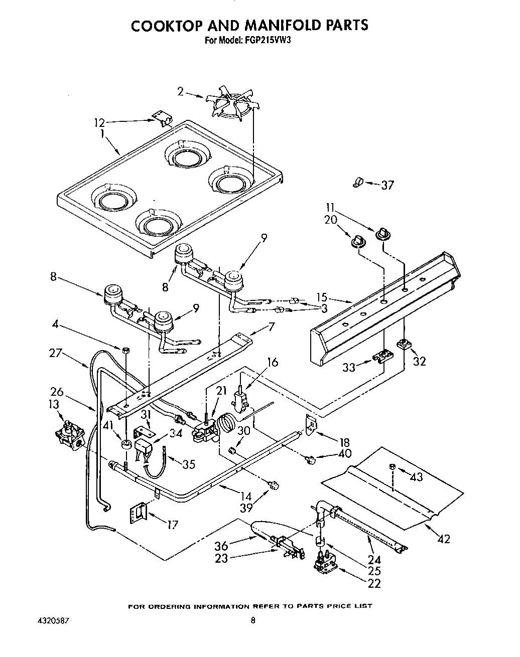 06 - COOKTOP AND MANIFOLD, LIT/OPTIONAL